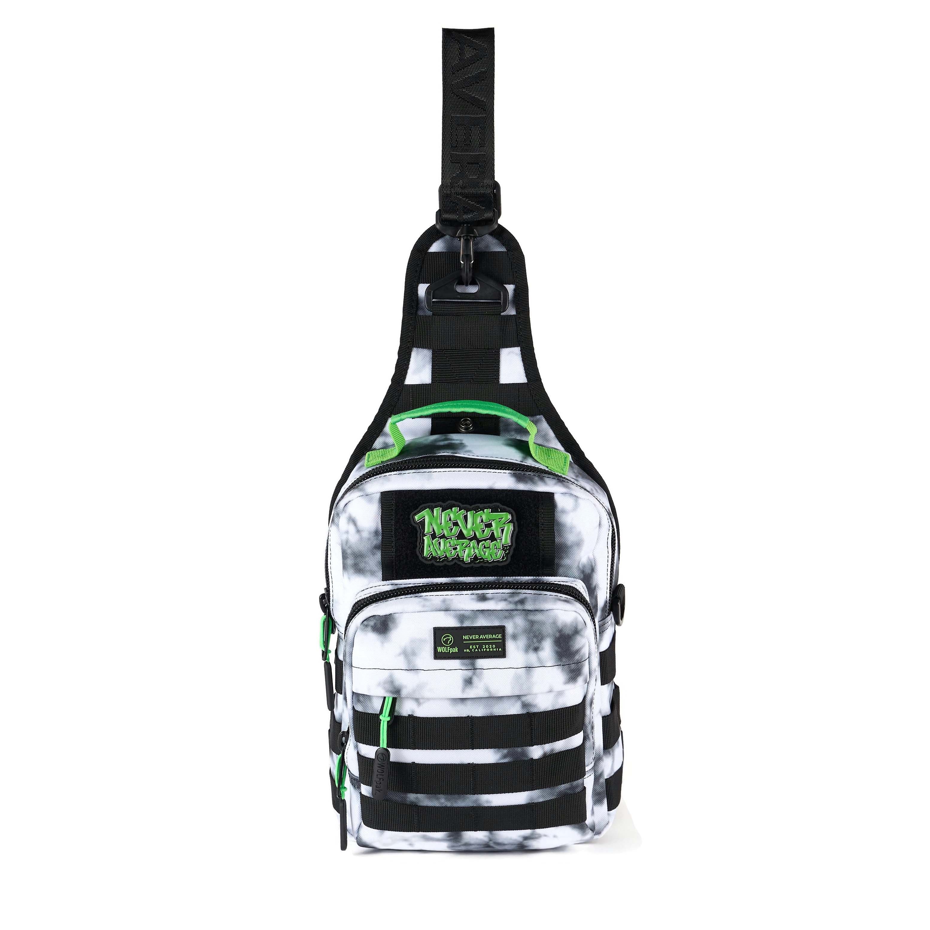 9L Tactical Sling Bag Graffiti Green