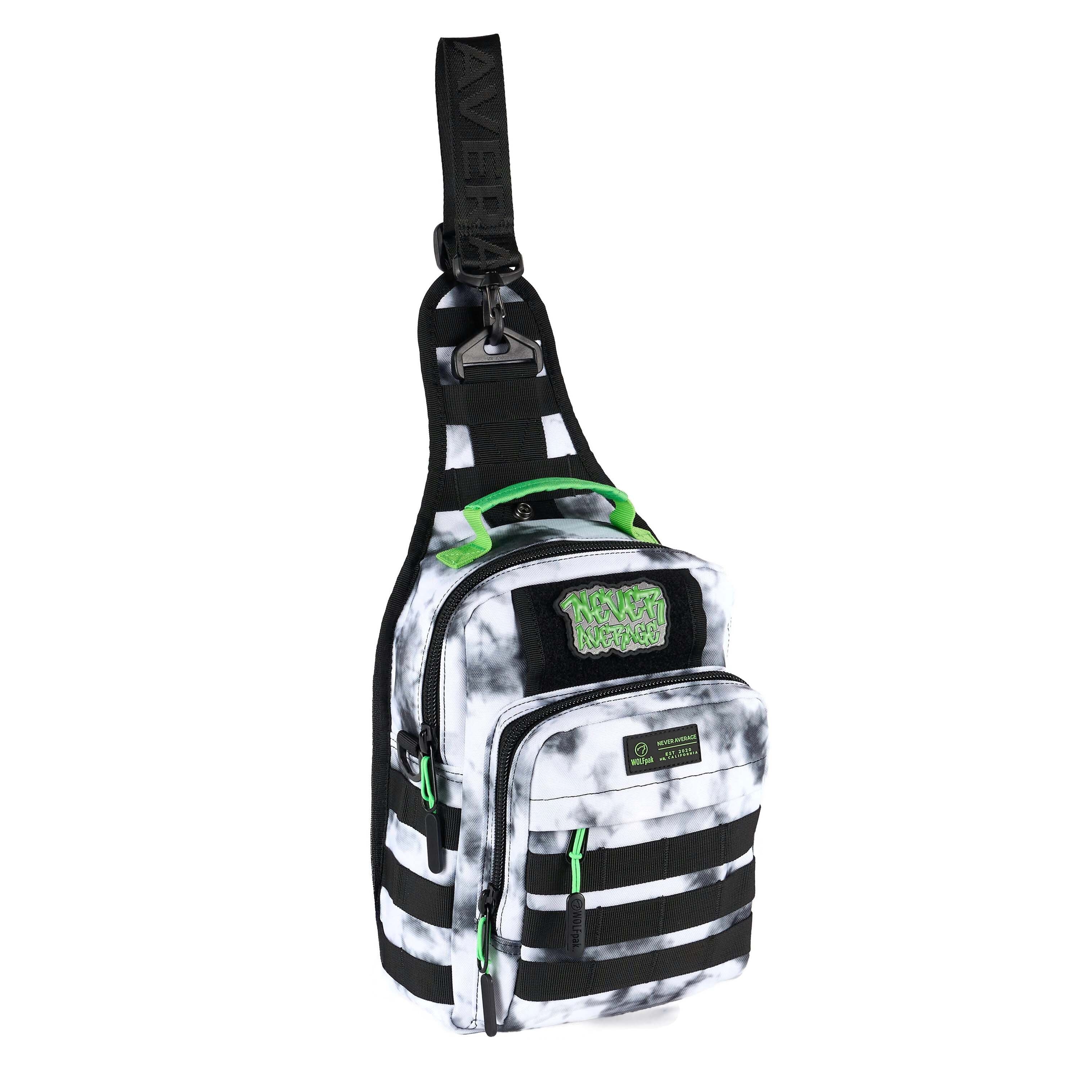 9L Tactical Sling Bag Graffiti Green