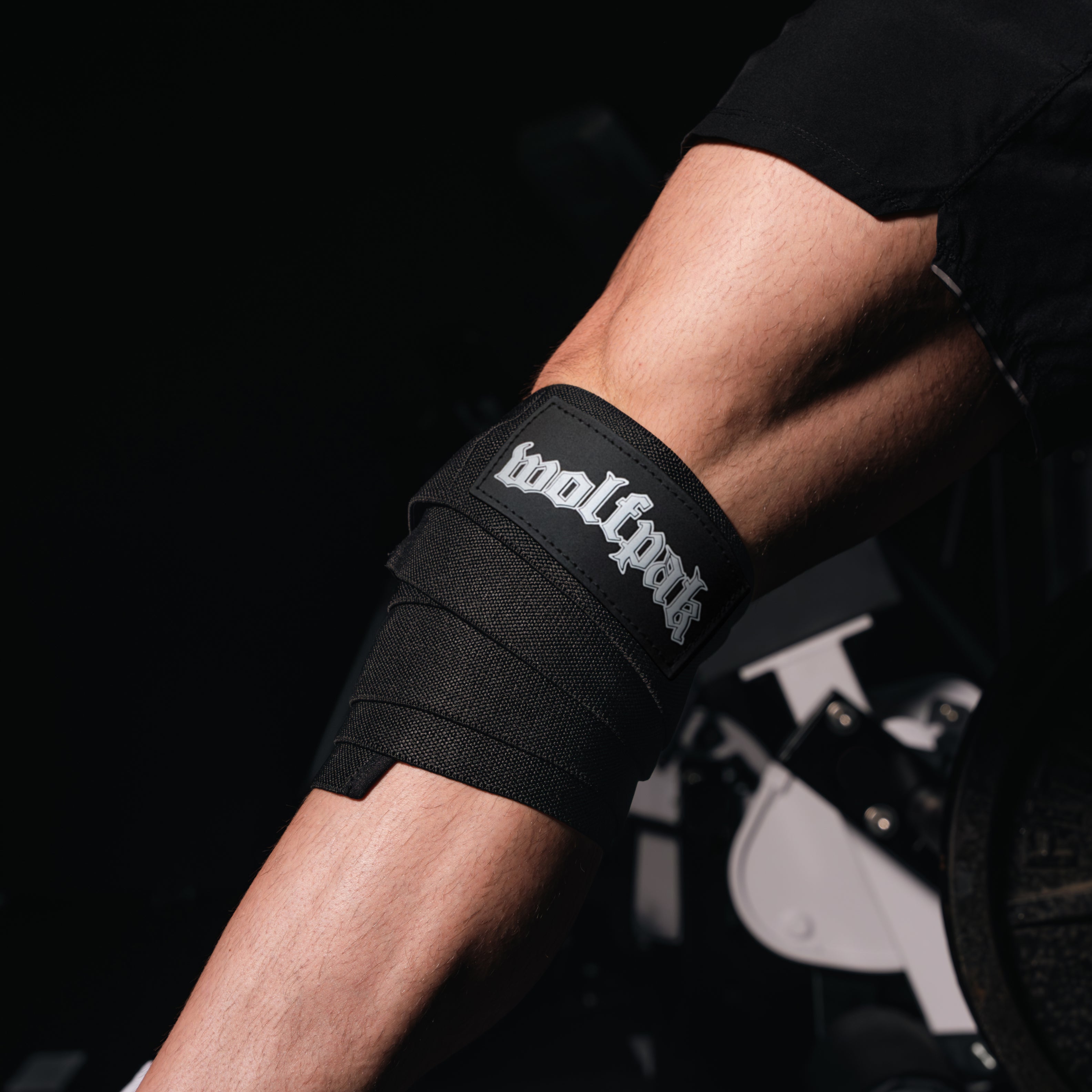 Deathwing Black 78" Knee Wraps