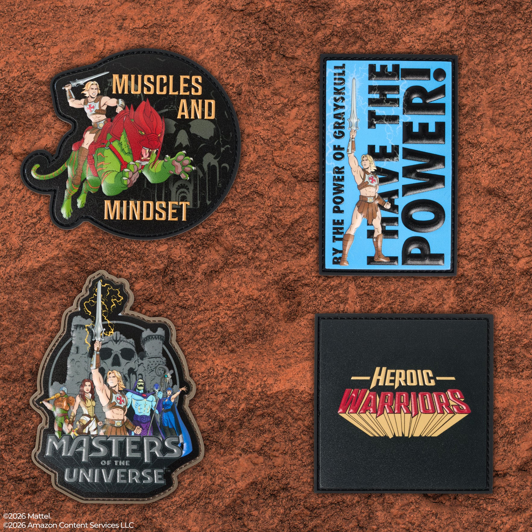 Masters Of The Universe™ Heroic Warriors Patch Bundle