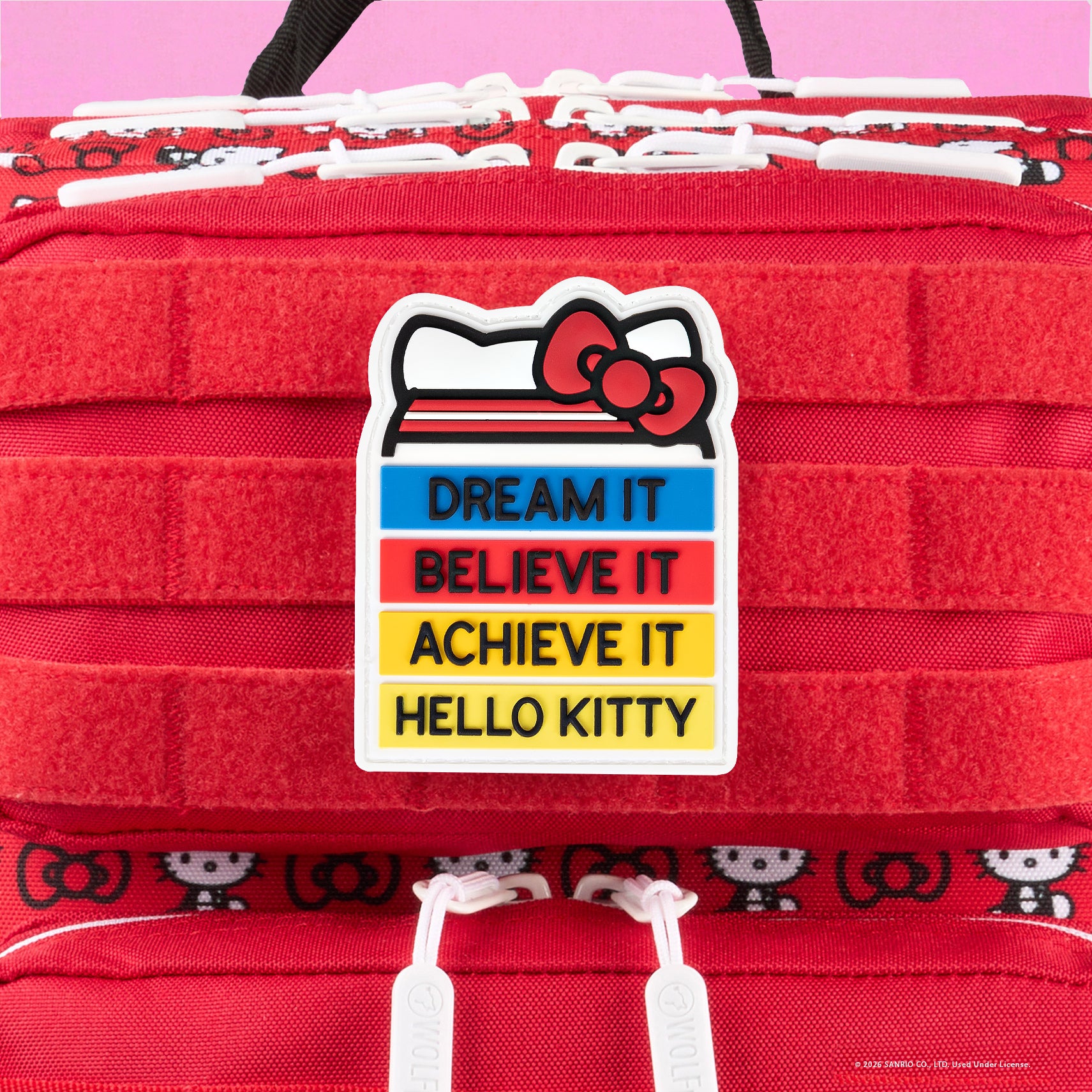 Hello Kitty Dream, Believe, Achieve Patch