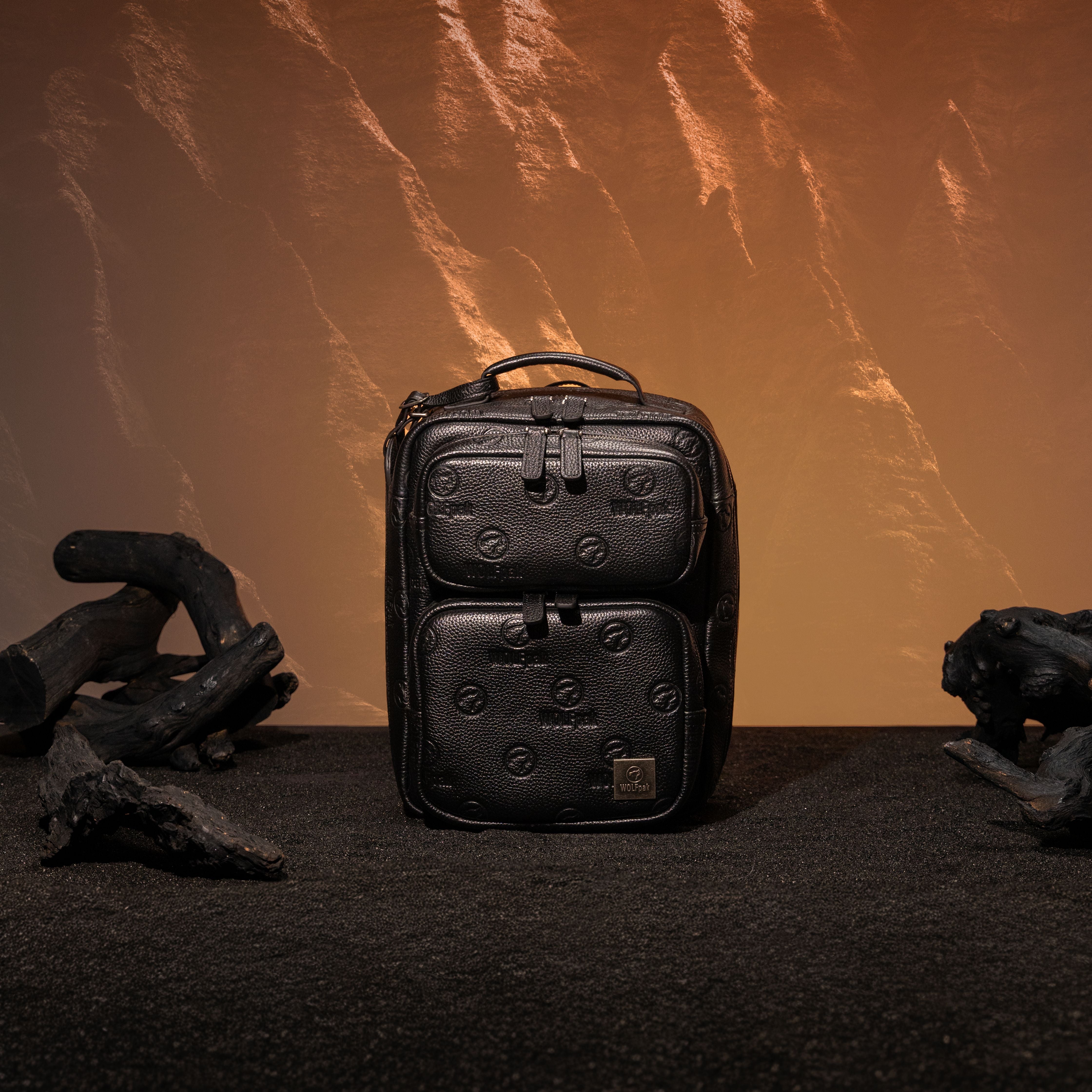 Sac à dos 9L en cuir de luxe