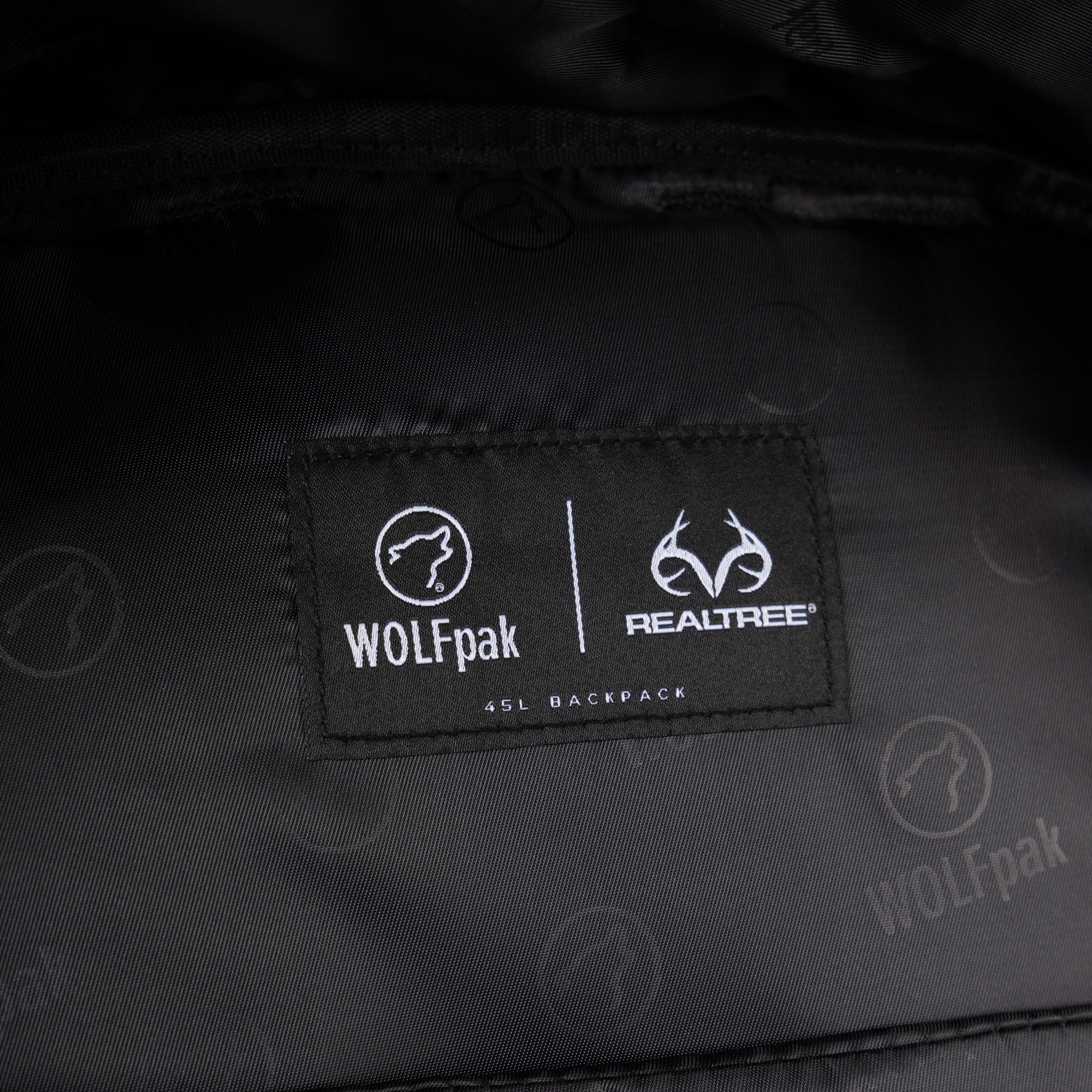 45L Backpack Realtree Edge Black