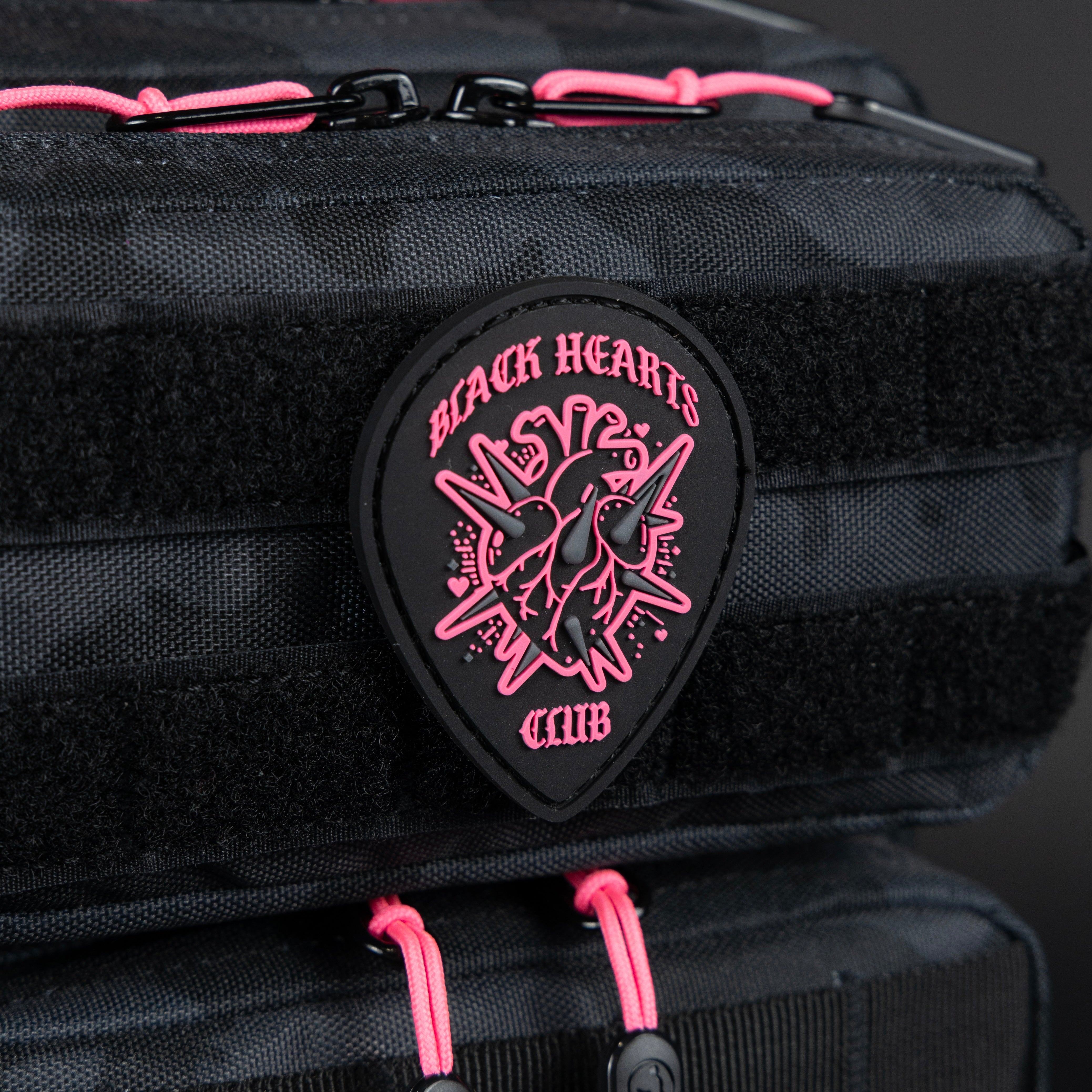 9L Backpack Mini Black Hearts