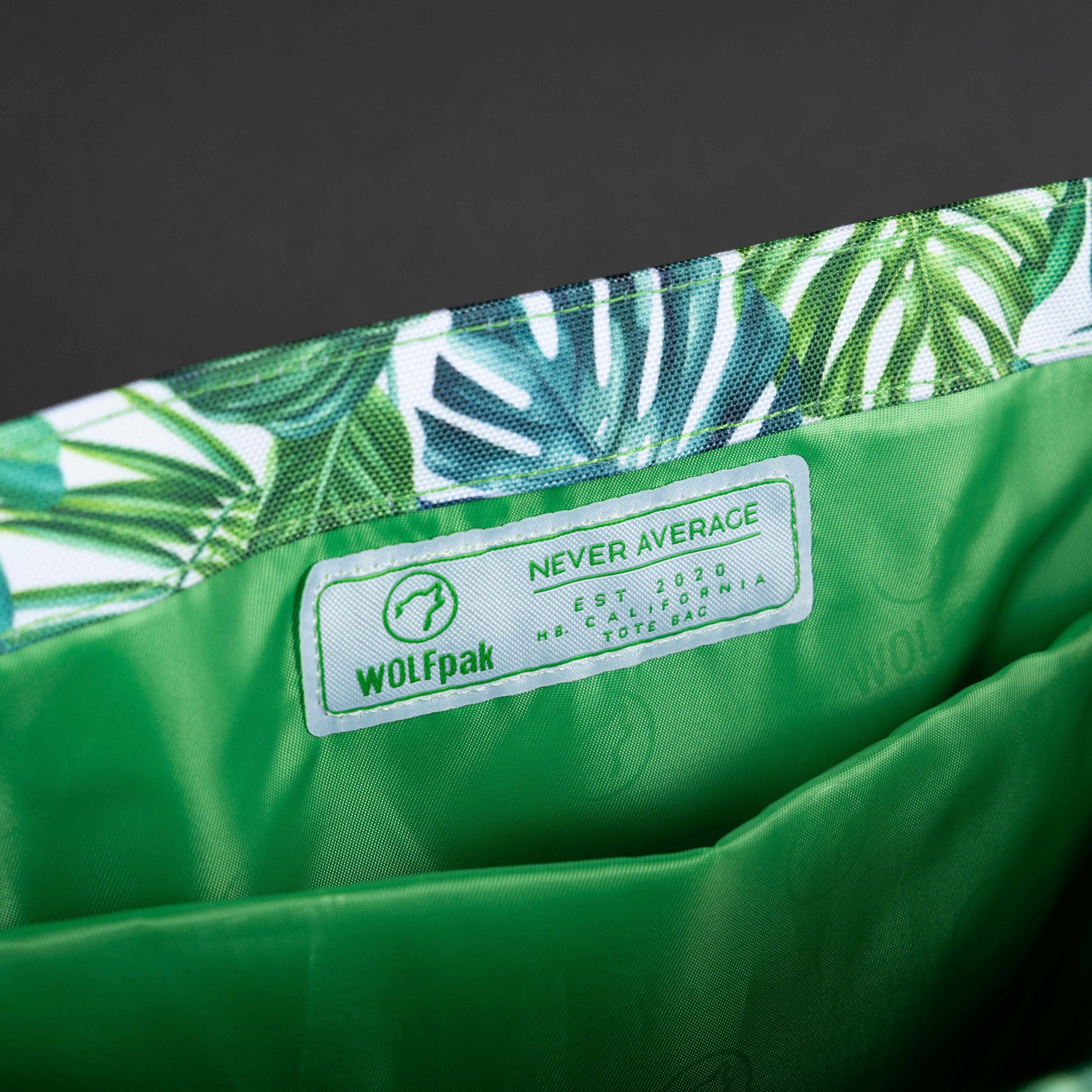 Tote Bag Green Palm