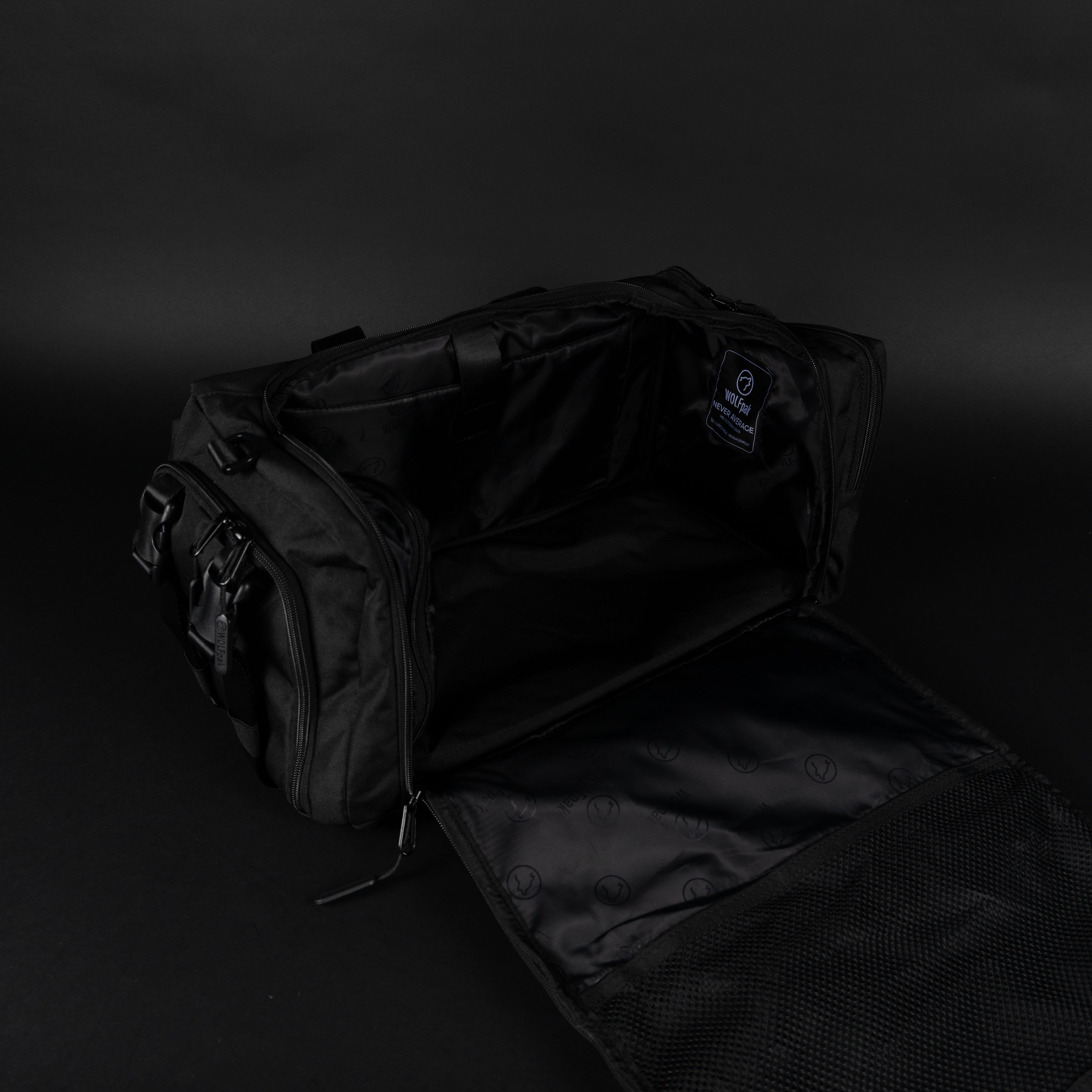 30L Perfect Meal Management Duffle Bag Alpha Black
