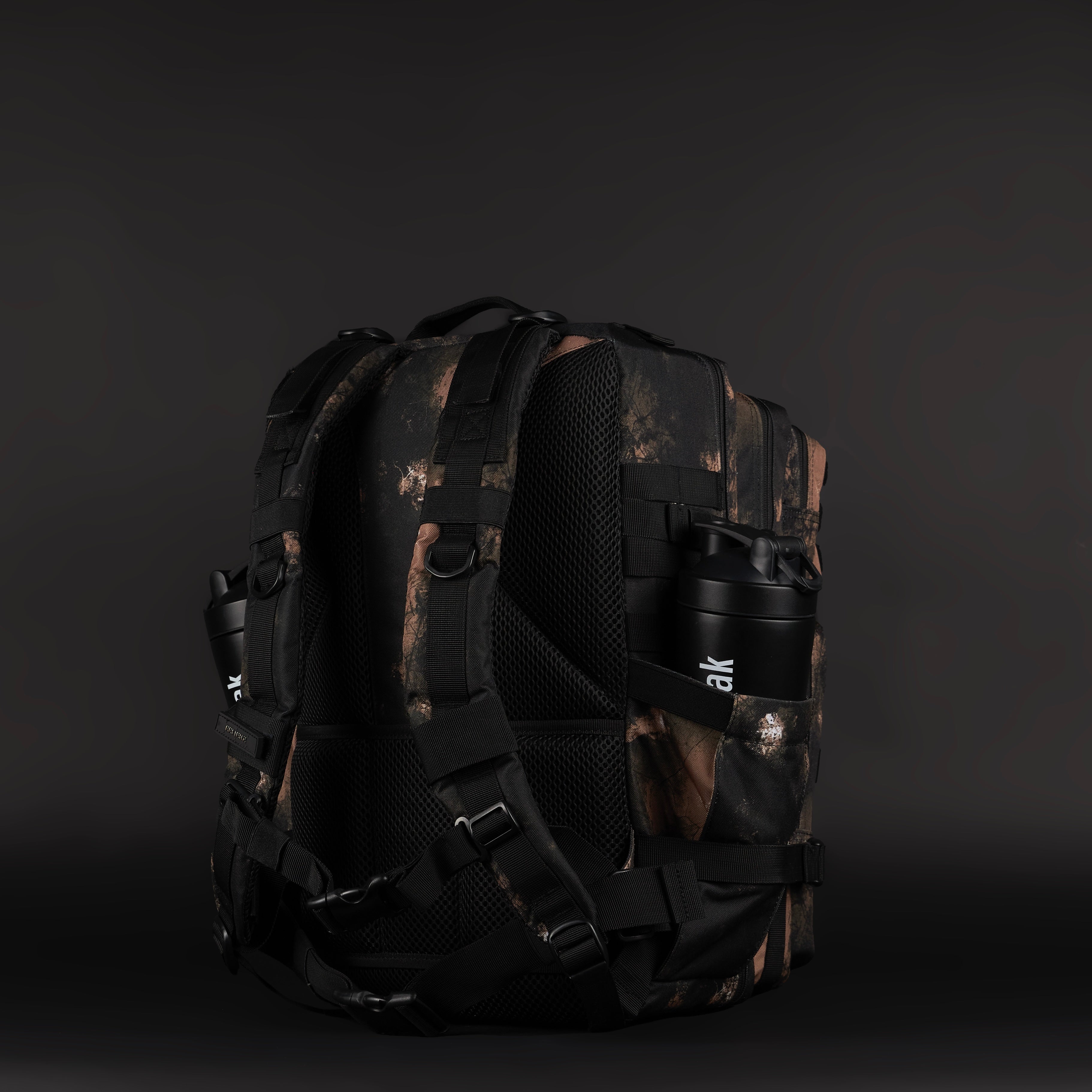 45L Backpack Black Steampunk