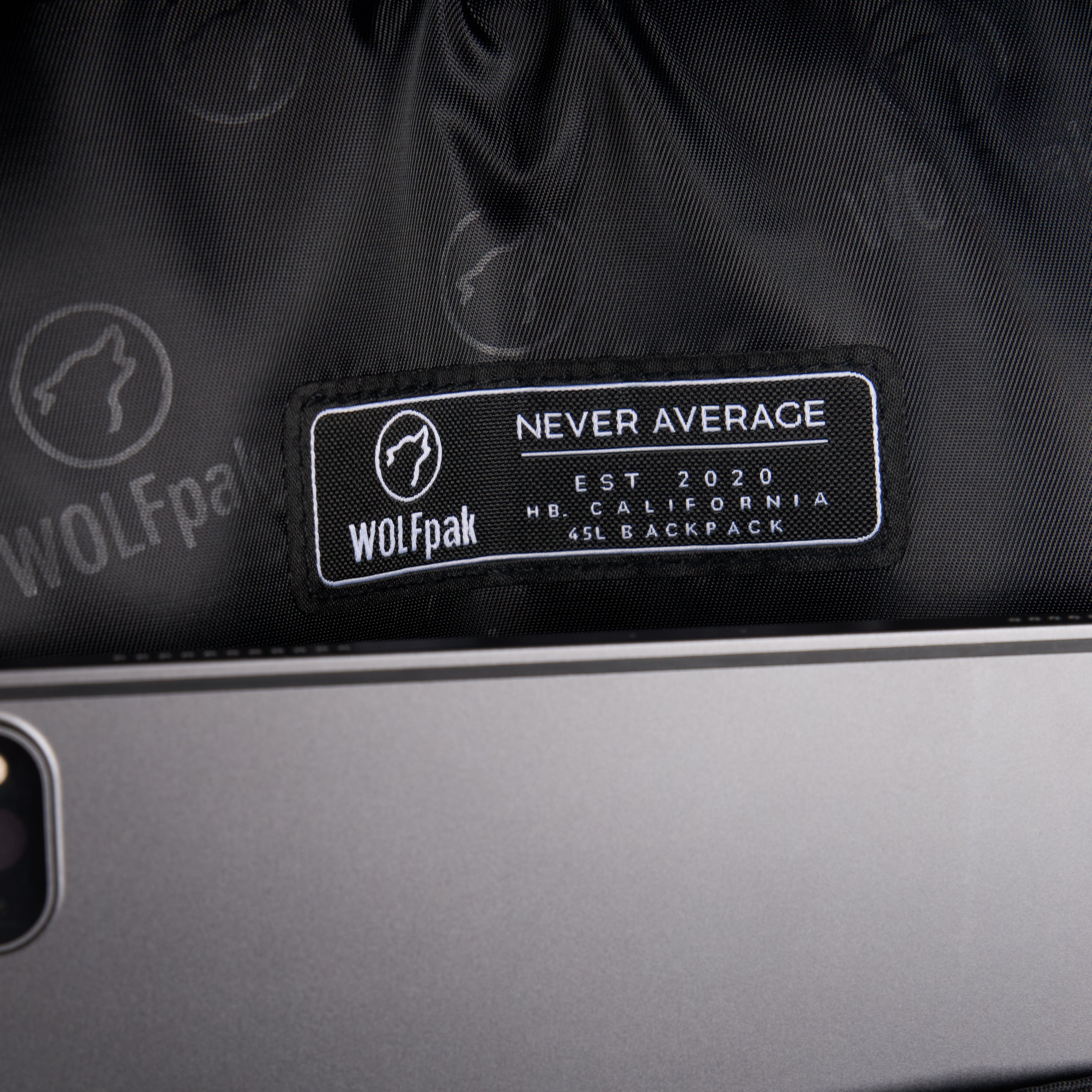 45L Backpack Black Steampunk