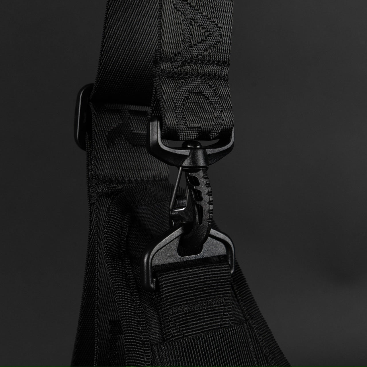 4L Mini Tactical Sling Bag Alpha Black White Accent