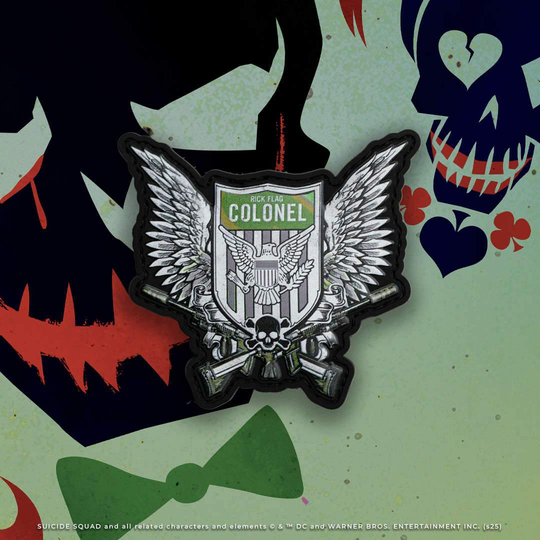 🎁 Suicide Squad Rick Flag Patch Sale (100% off)