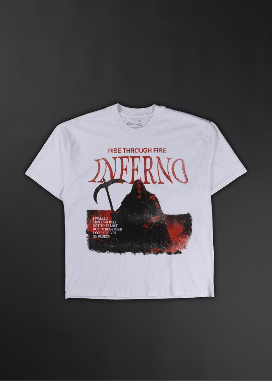 🎁 "Rise" Dante's Inferno Graphic T-Shirt Sale (100% off)