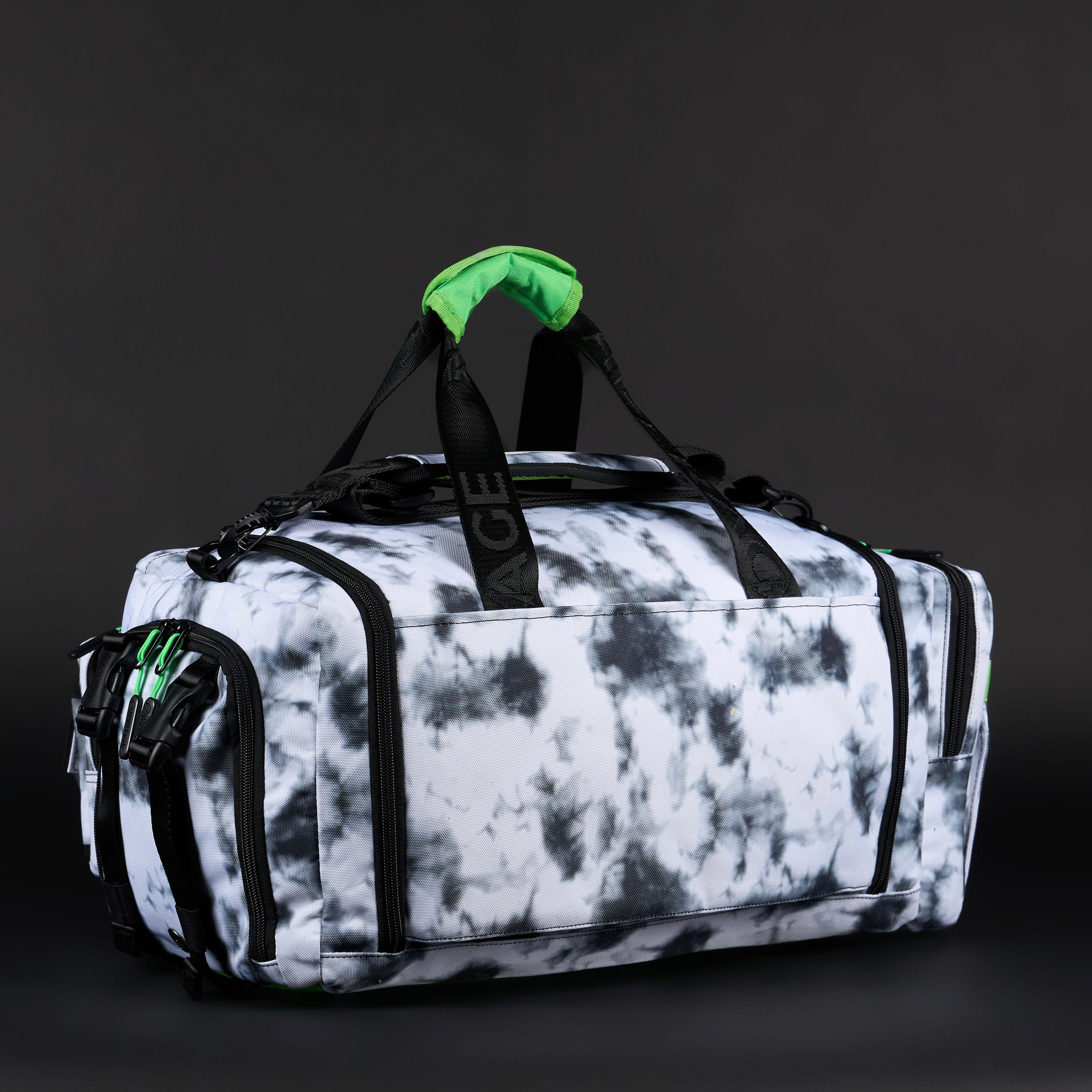 30L Perfect Duffle Bag Graffiti Green