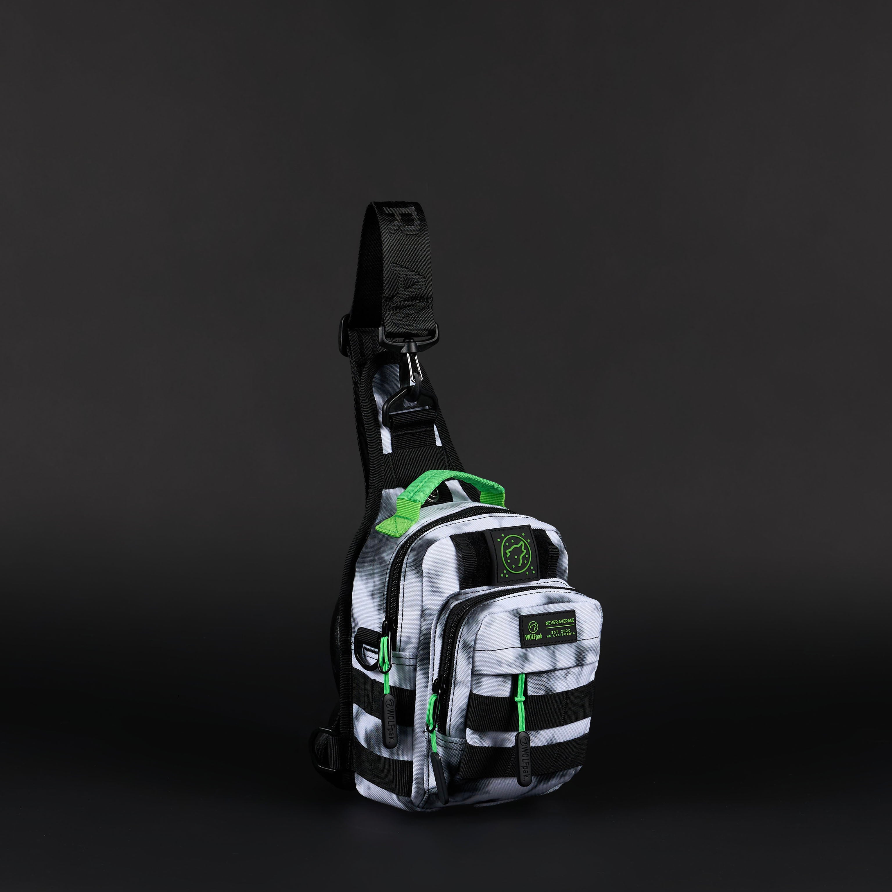 4L Mini Tactical Sling Bag Graffiti Green