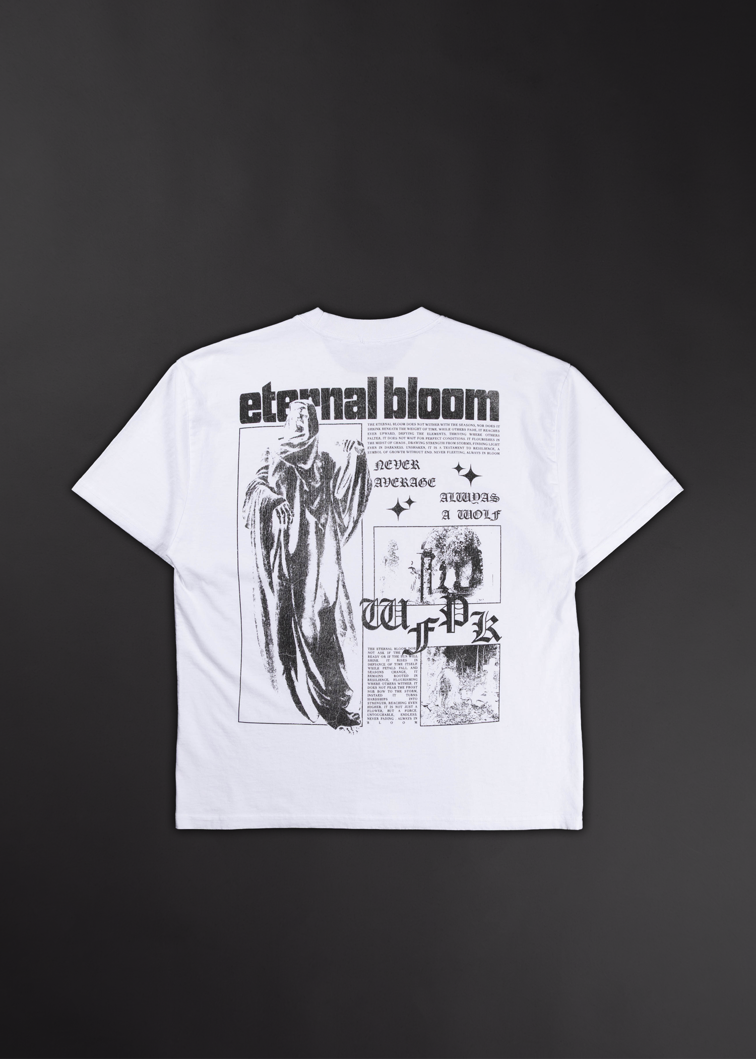 Eternal Bloom Graphic T-Shirt Bundle White