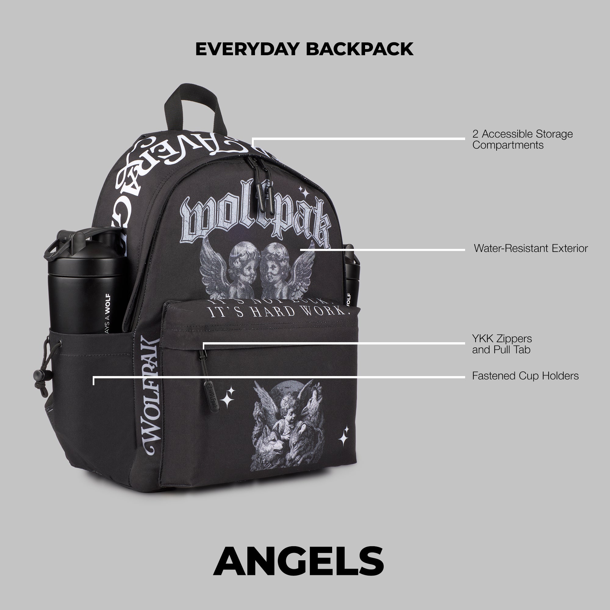 25L Everyday Lined Backpack Angels