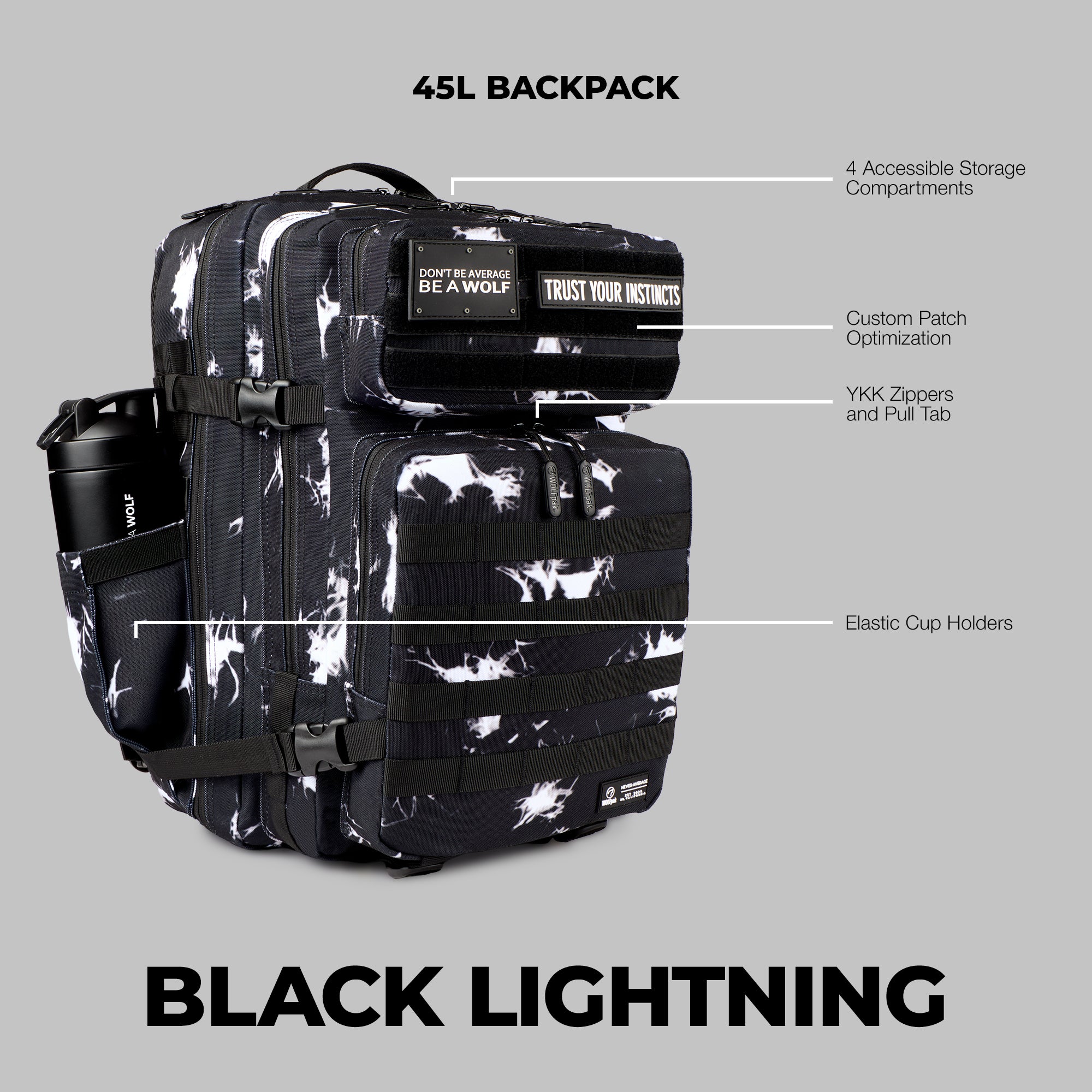 Black Lightning 45L / 9L Bundle