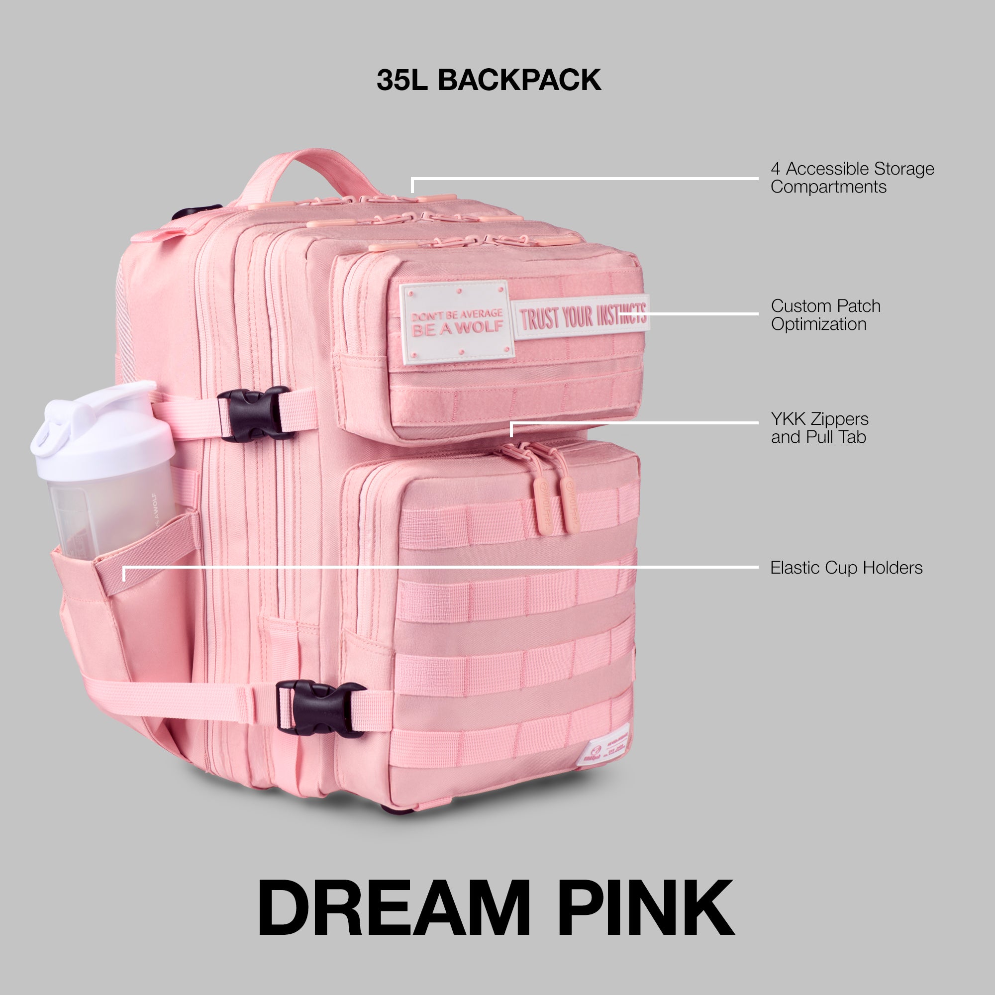 35L Backpack Dream Pink
