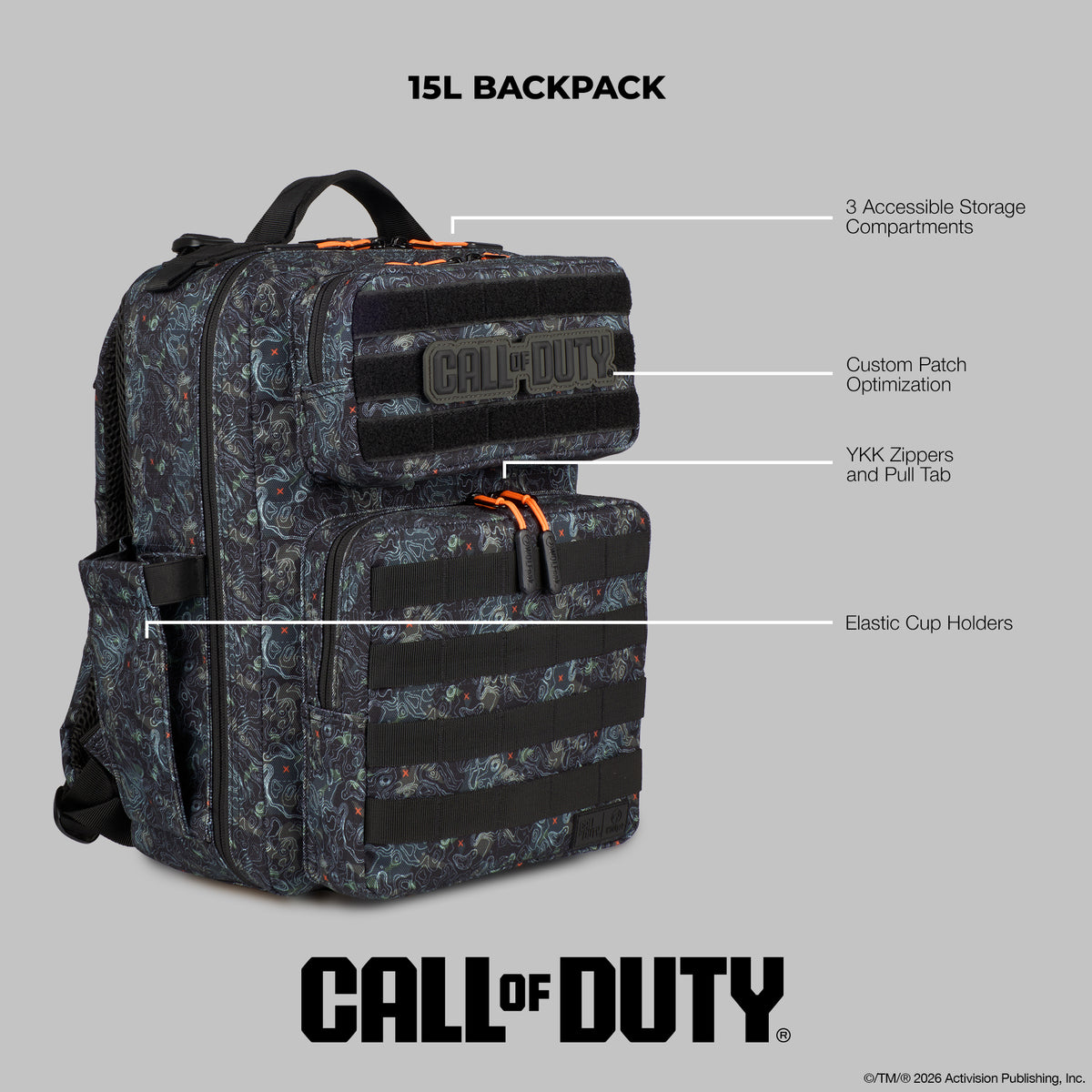 15L Tactical Backpack Call Of Duty Jupiter