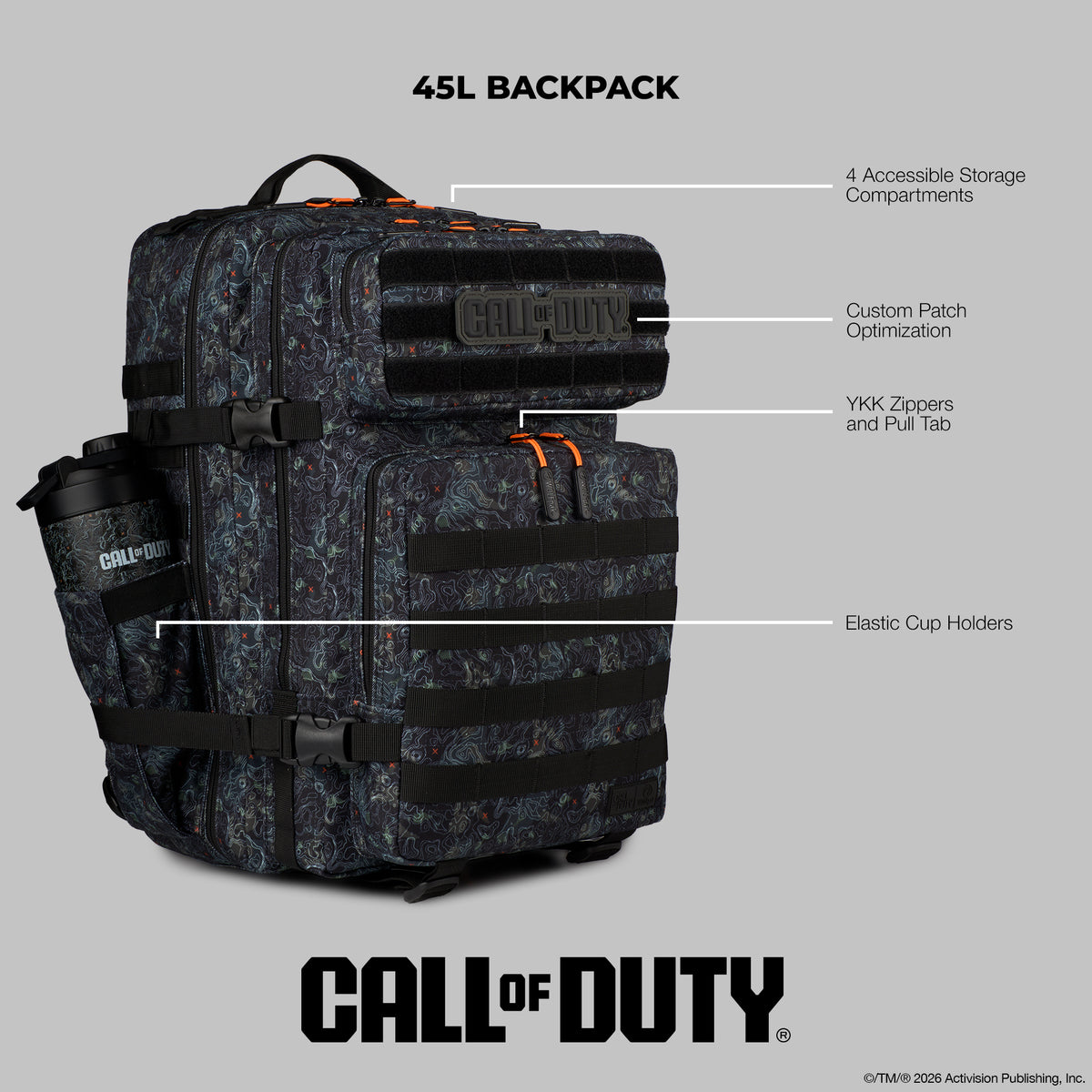 45L Backpack Call Of Duty Jupiter