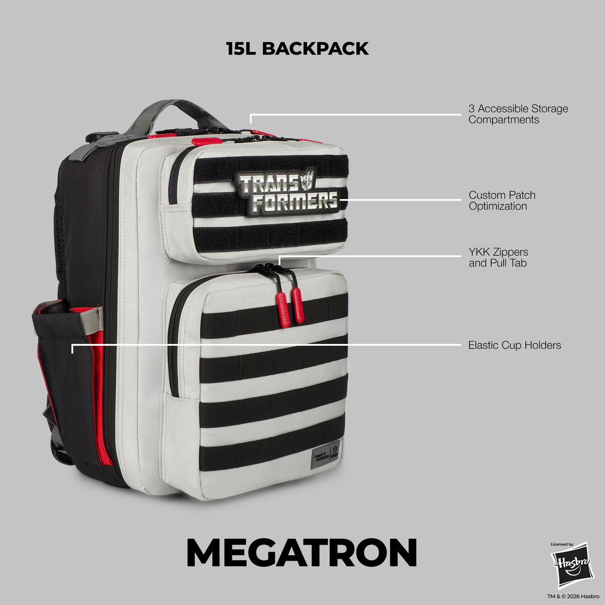 15L Tactical Backpack Transformers Megatron