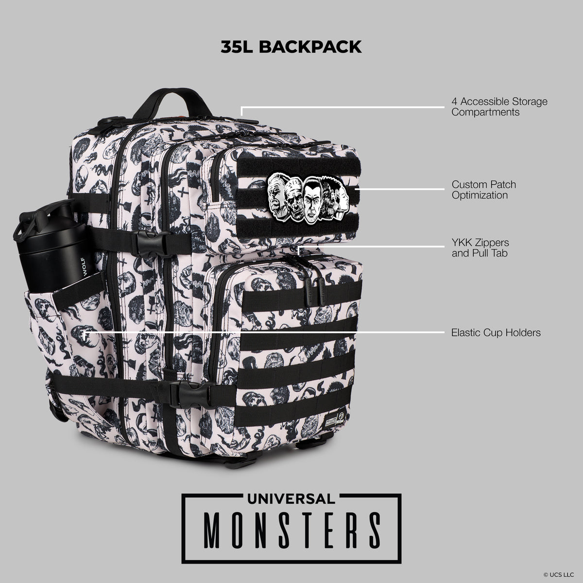 35L Backpack Universal Monsters