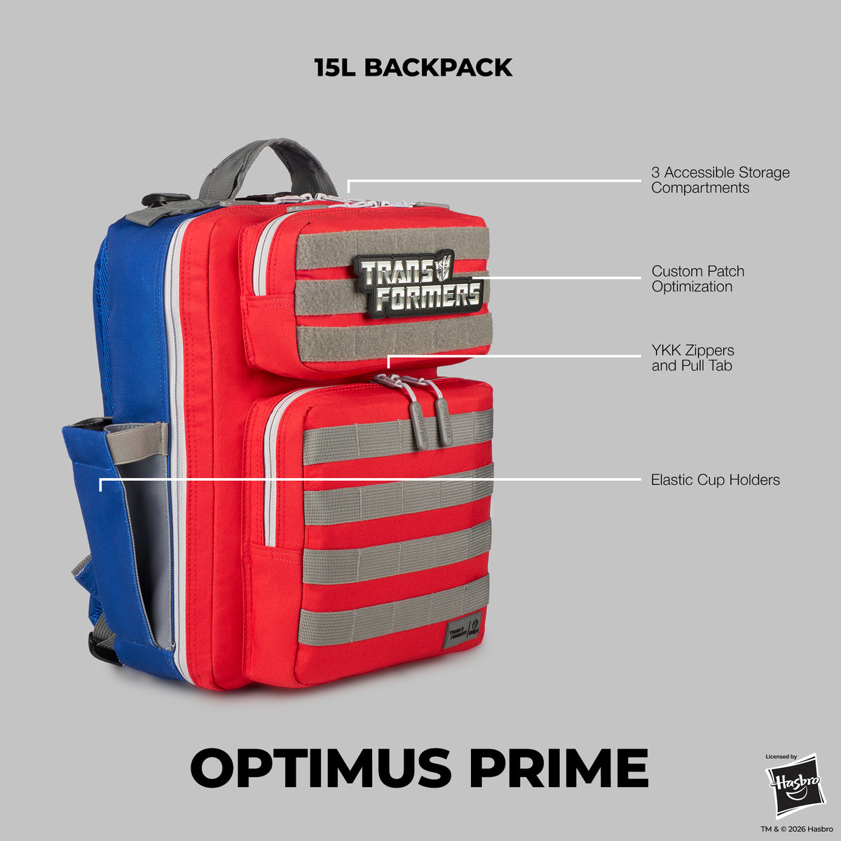 15L Tactical Backpack Transformers Optimus Prime