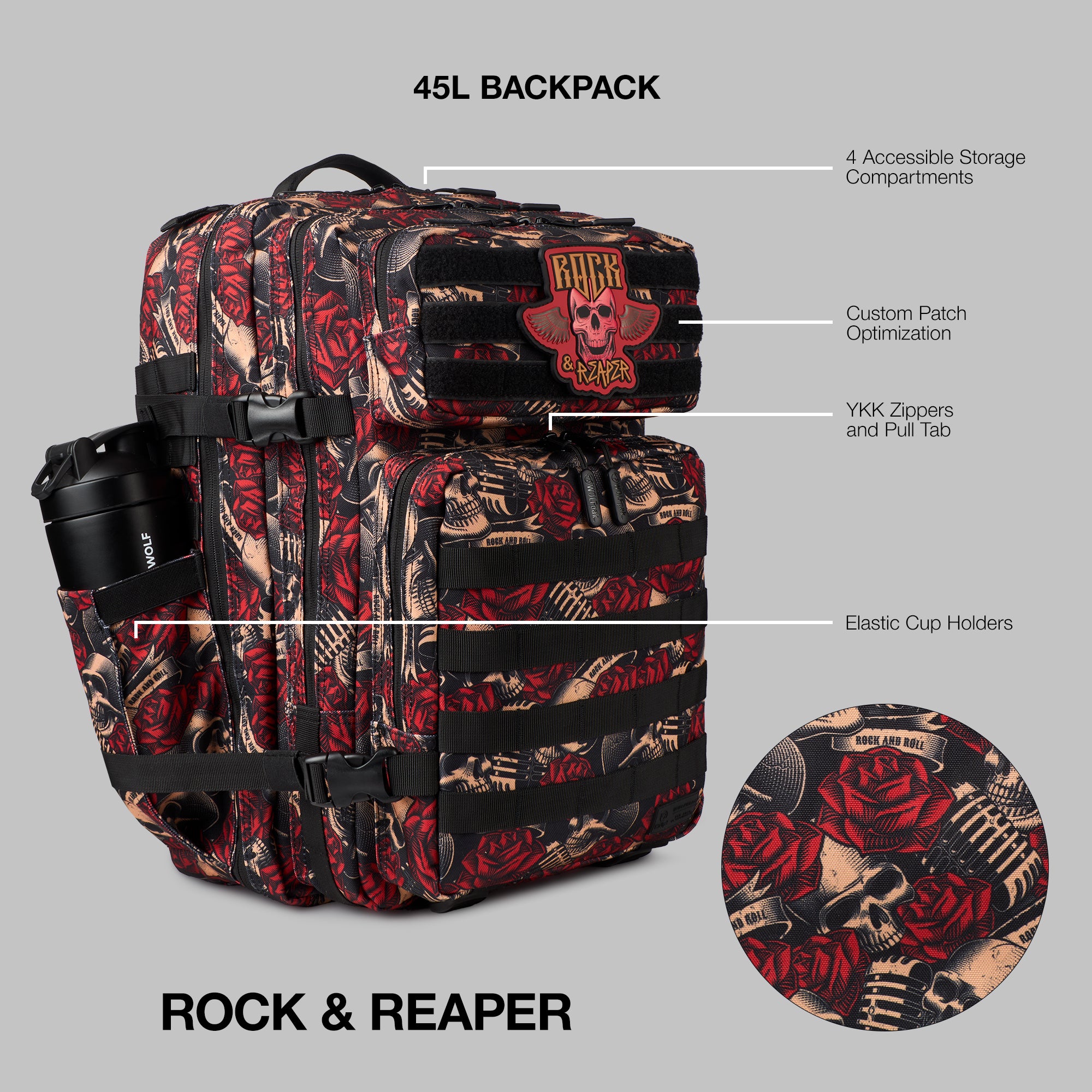 45L Backpack Rock & Reaper PREVIEW