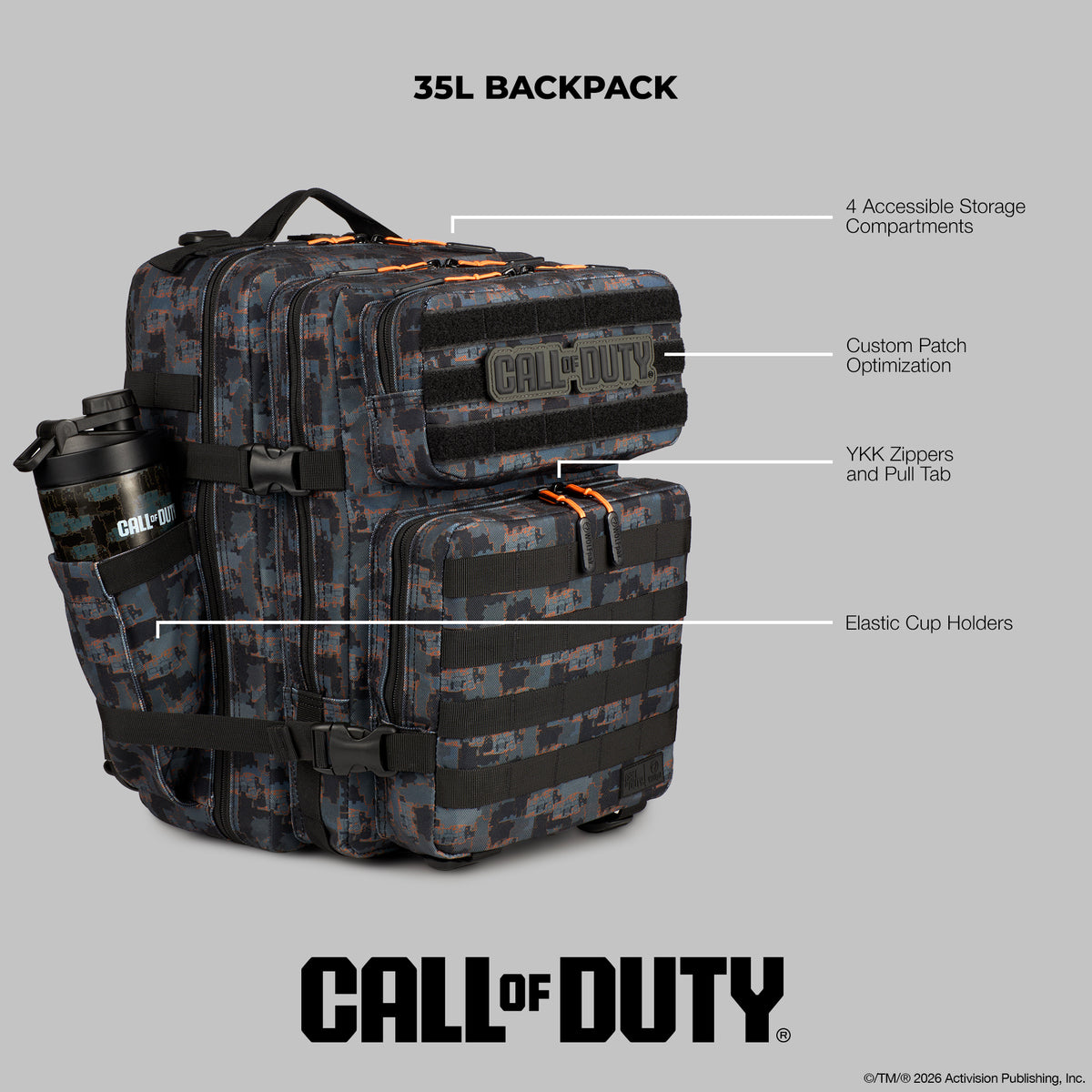 35L Backpack Call Of Duty Slums