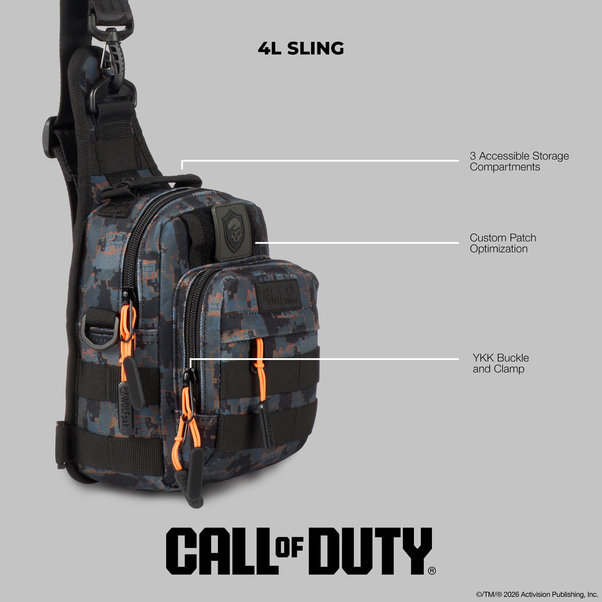 4L Mini Tactical Sling Bag Call Of Duty Slums