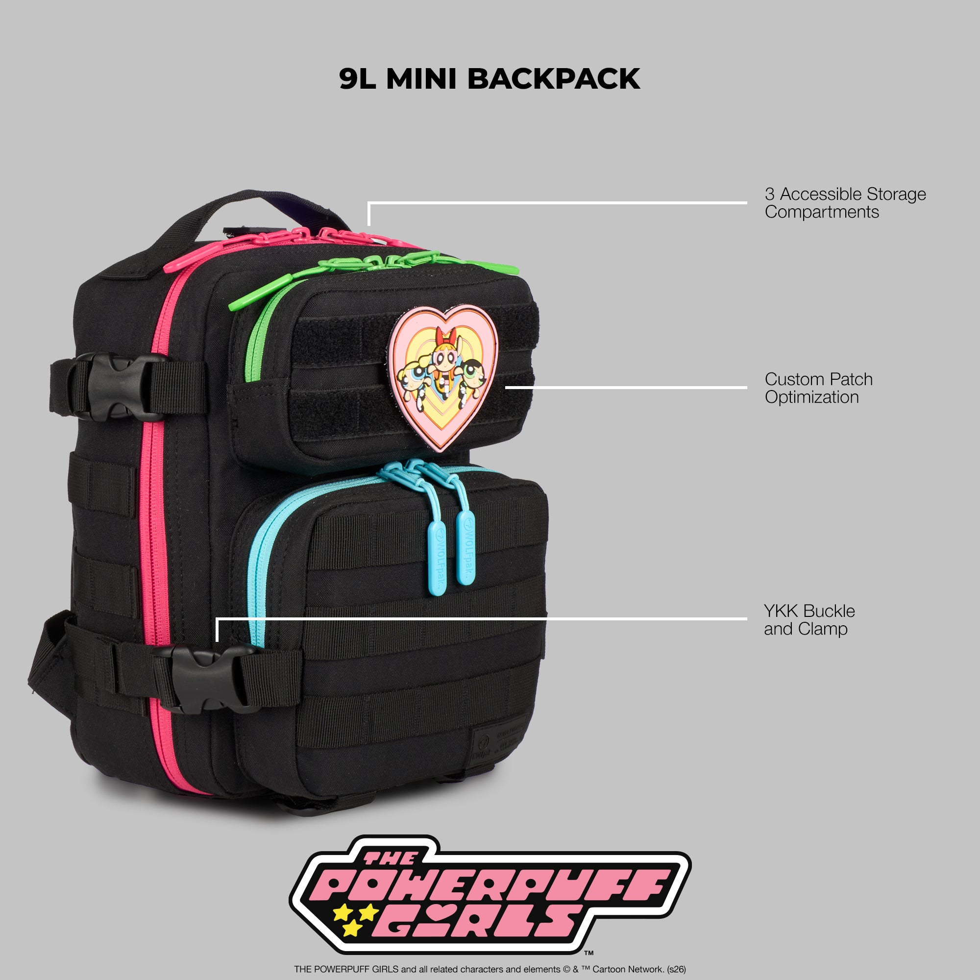 9L Backpack Mini Powerpuff Girls