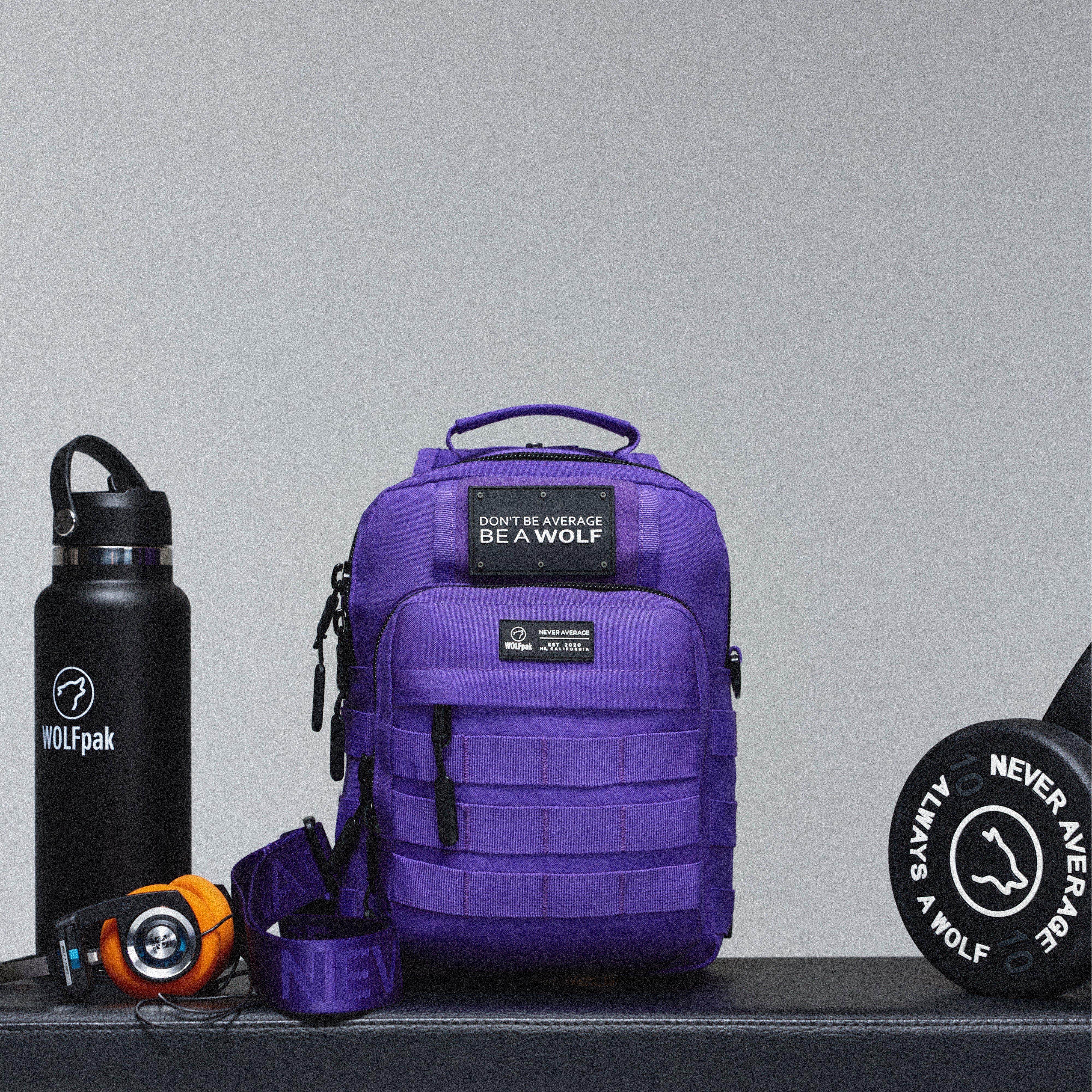 🎁 9L Tactical Sling Bag Wolfsbane Purple (100% off)