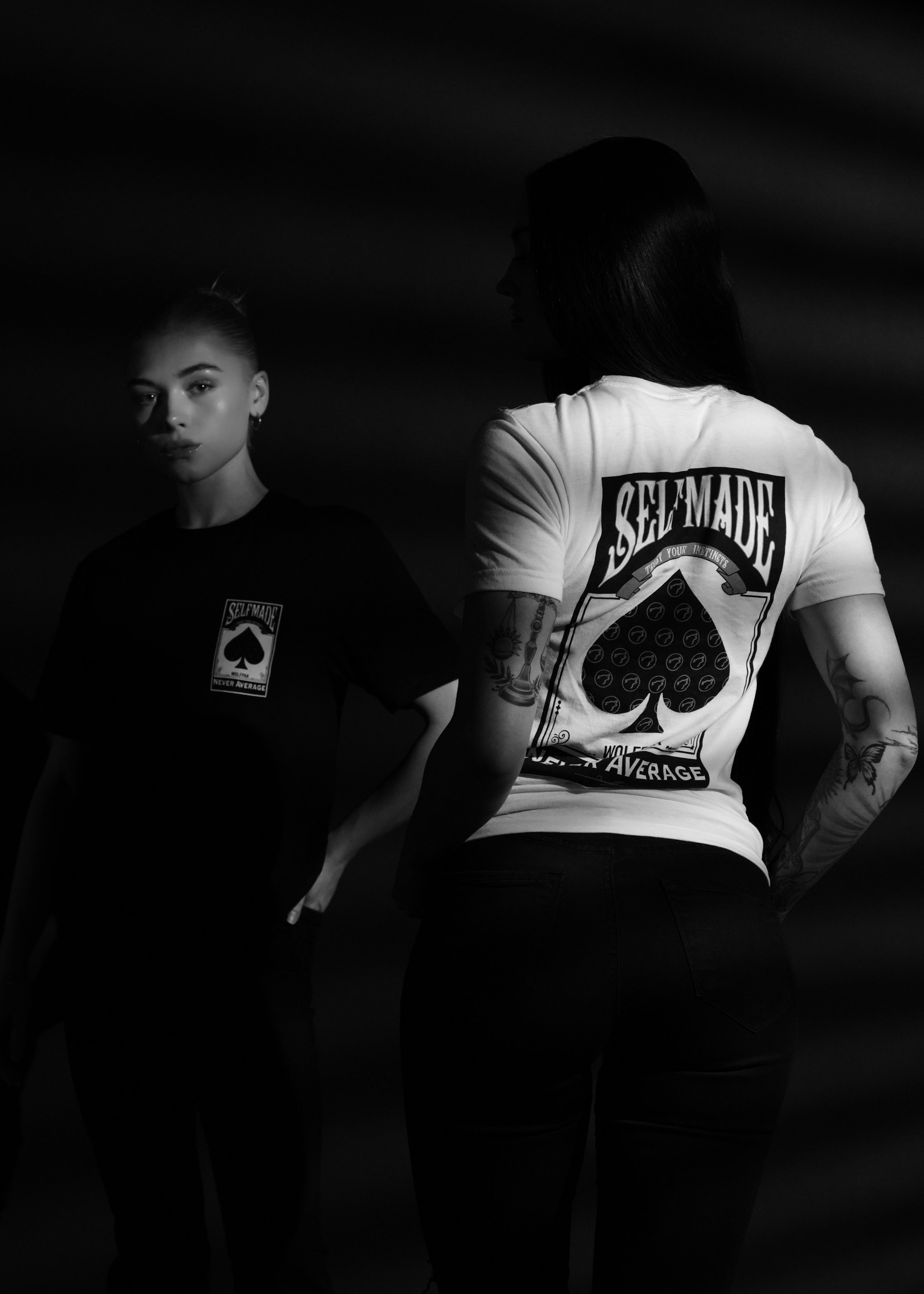 T-shirt auto-fabriqué jamais moyen