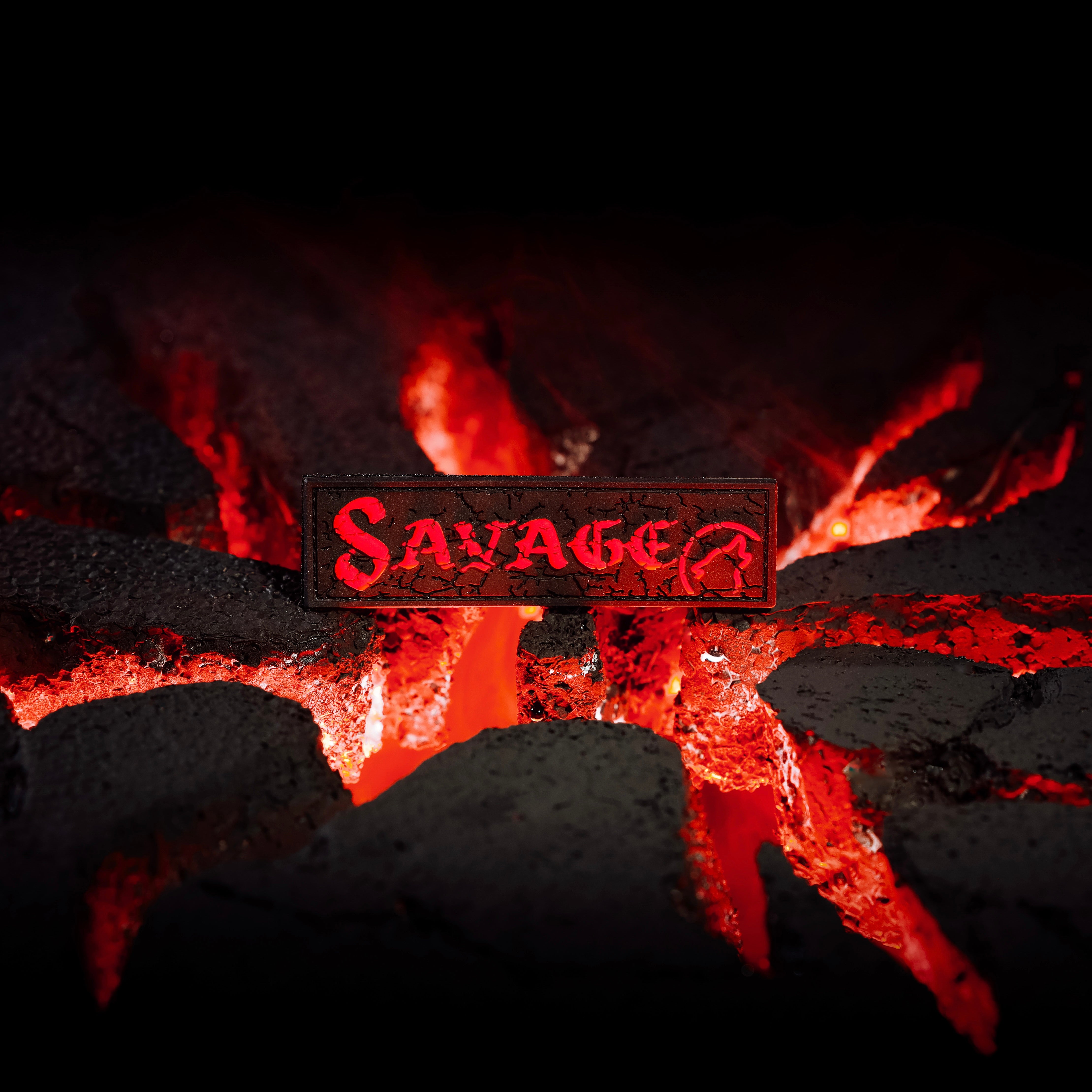 Klettaufnäher Immortal Red Savage