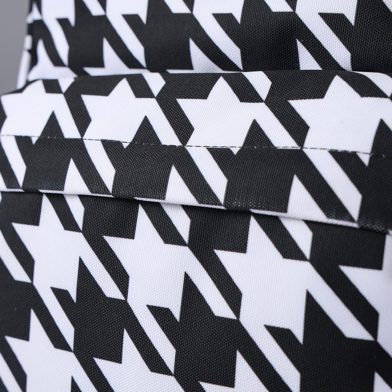 Sac à dos classique à motif pied-de-poule