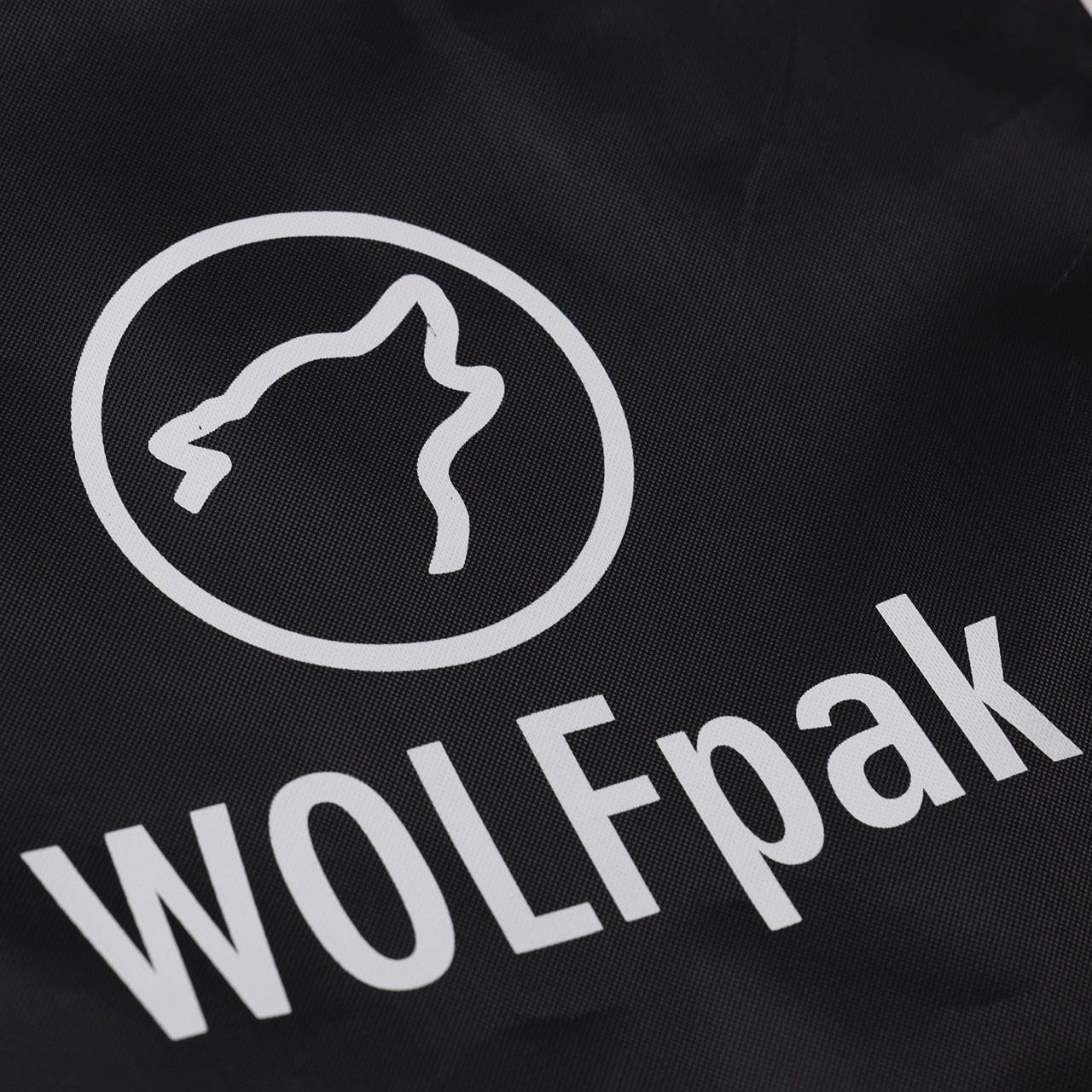 Bolsa mochila con cordón negra