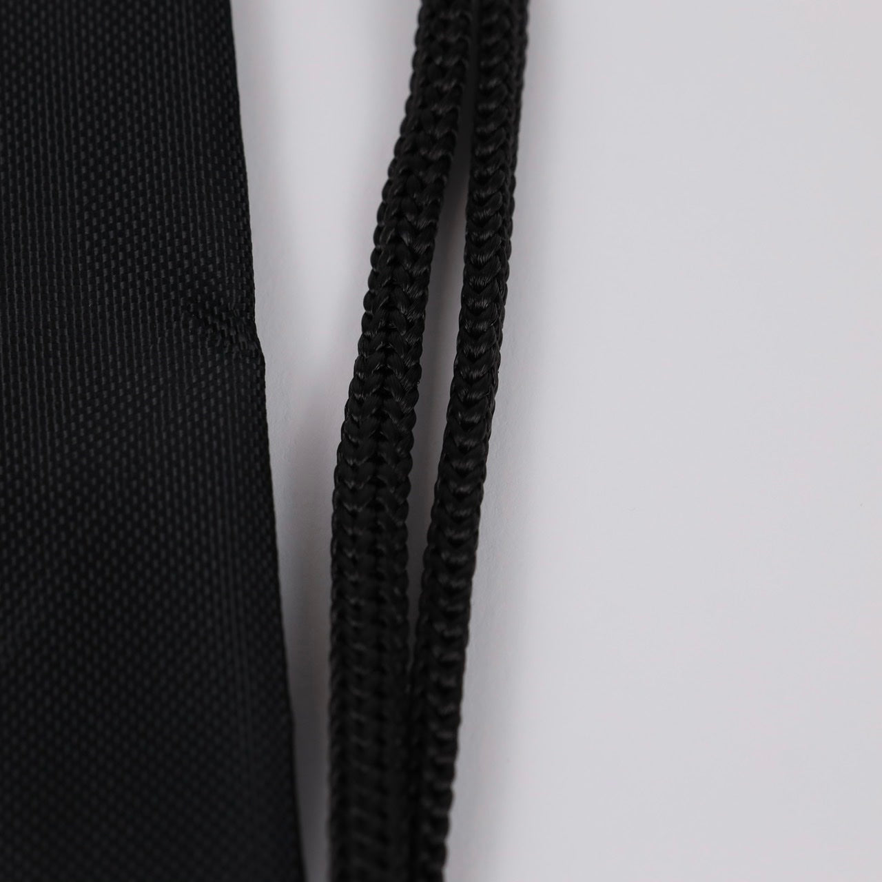 Bolsa mochila con cordón negra