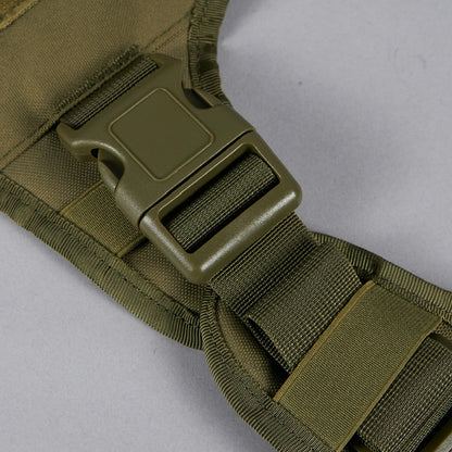 OD Green Tactical Dog Vest Harness