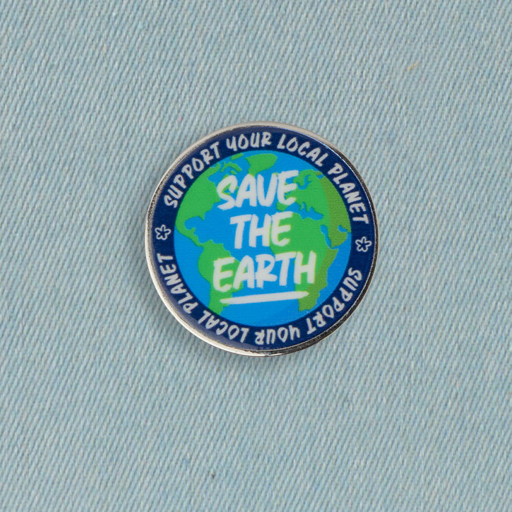 Save The Earth Pin