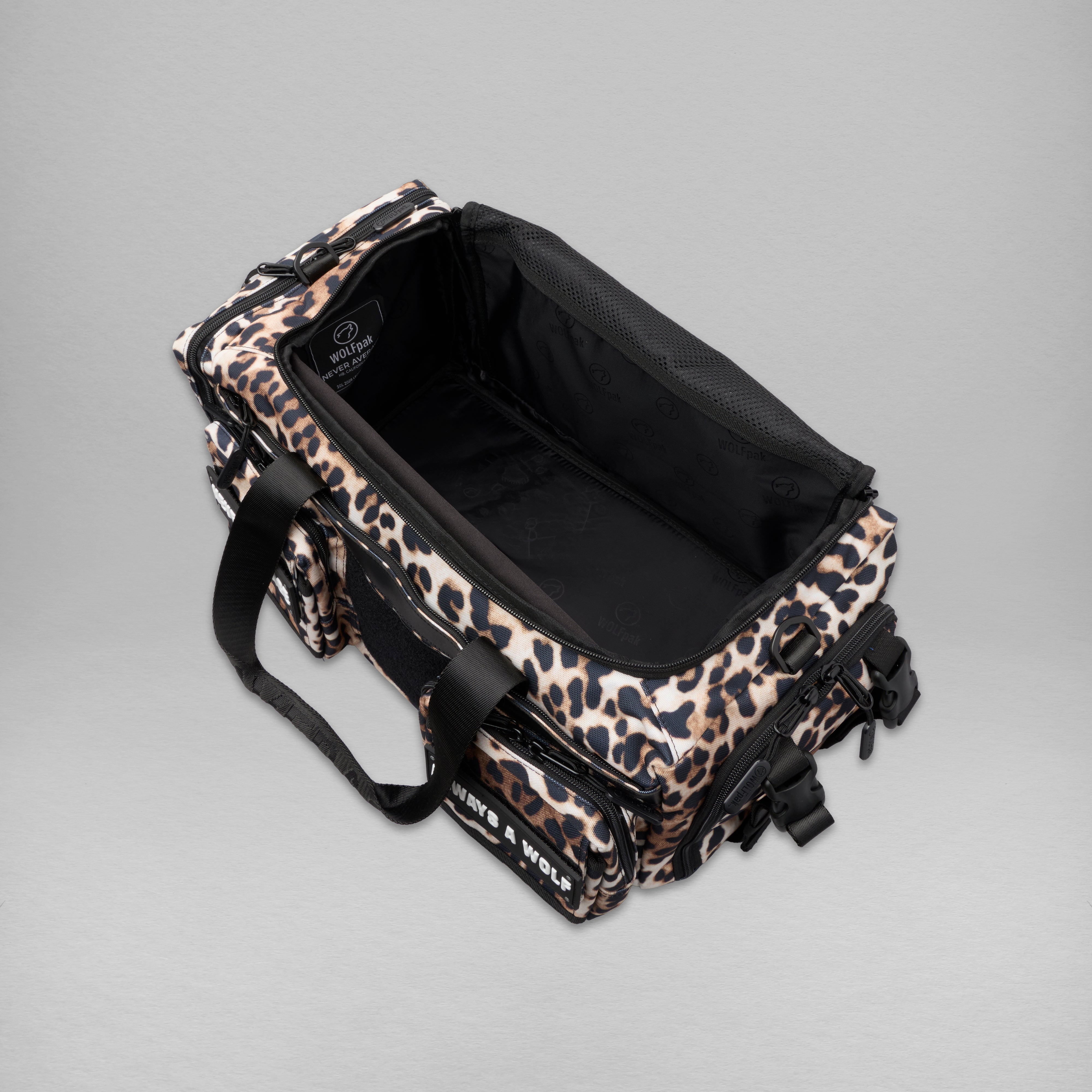 30L Perfect Duffle Bag Leopard