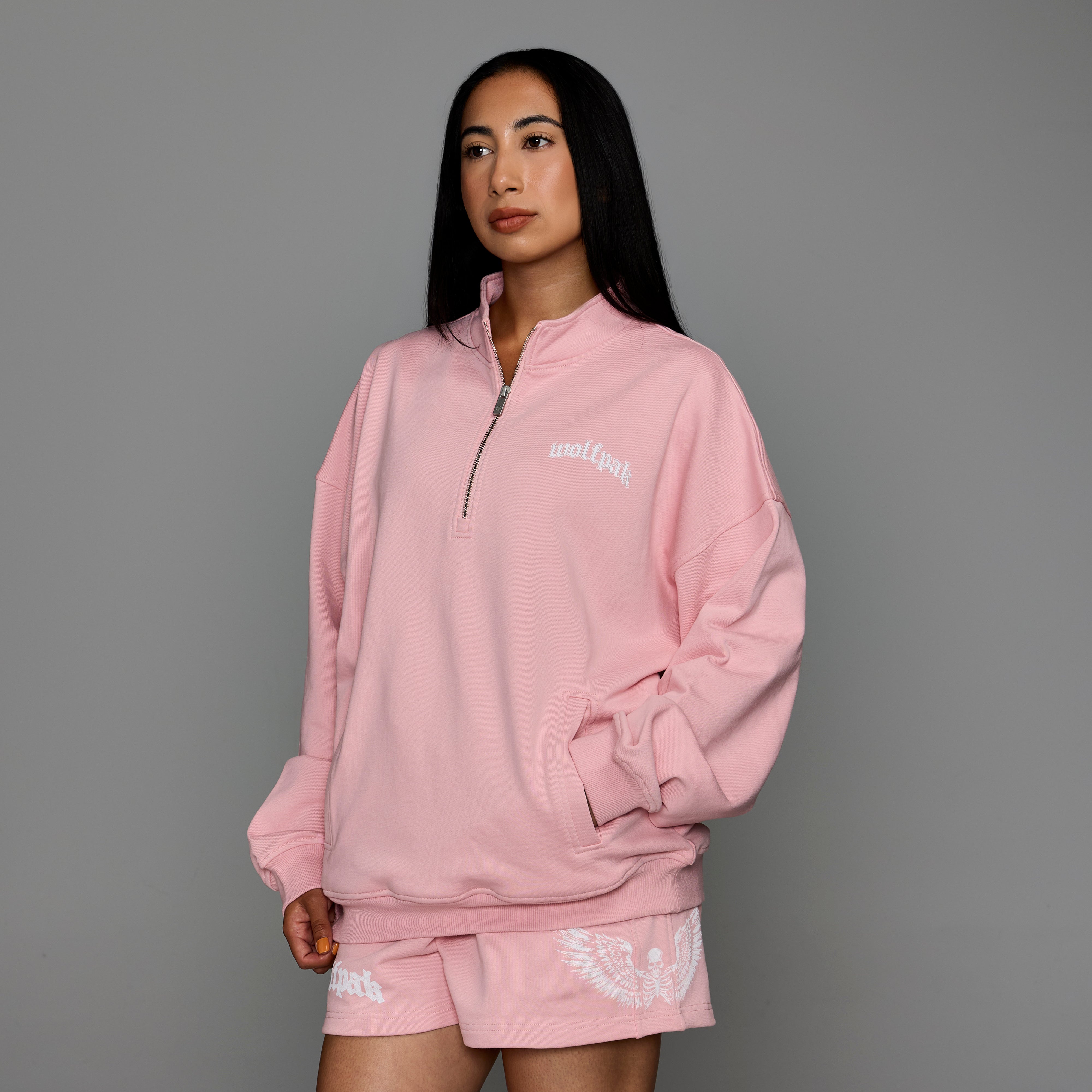 Deathwing Pink Half Zip