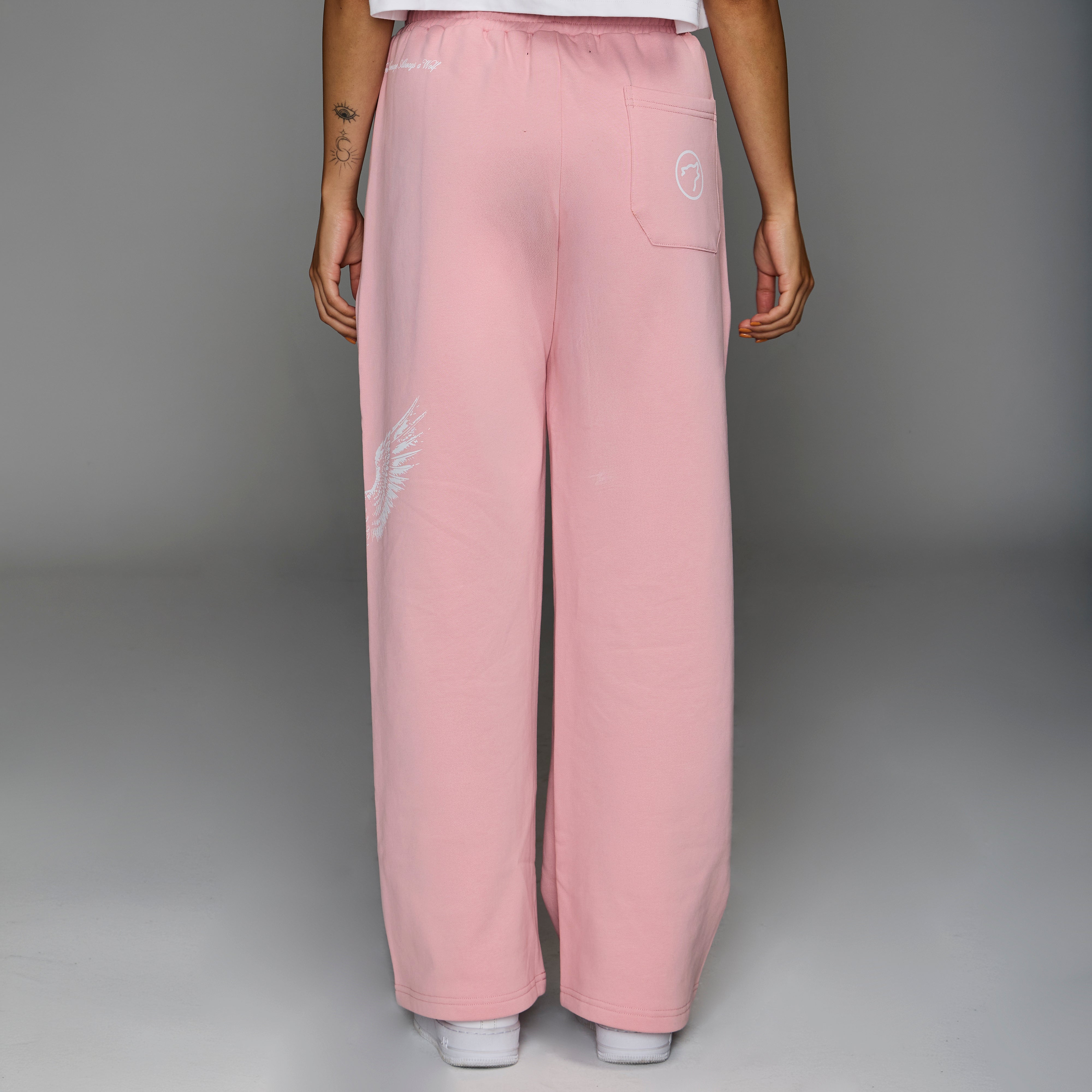 Deathwing Pink Wide Leg Sweat Pants
