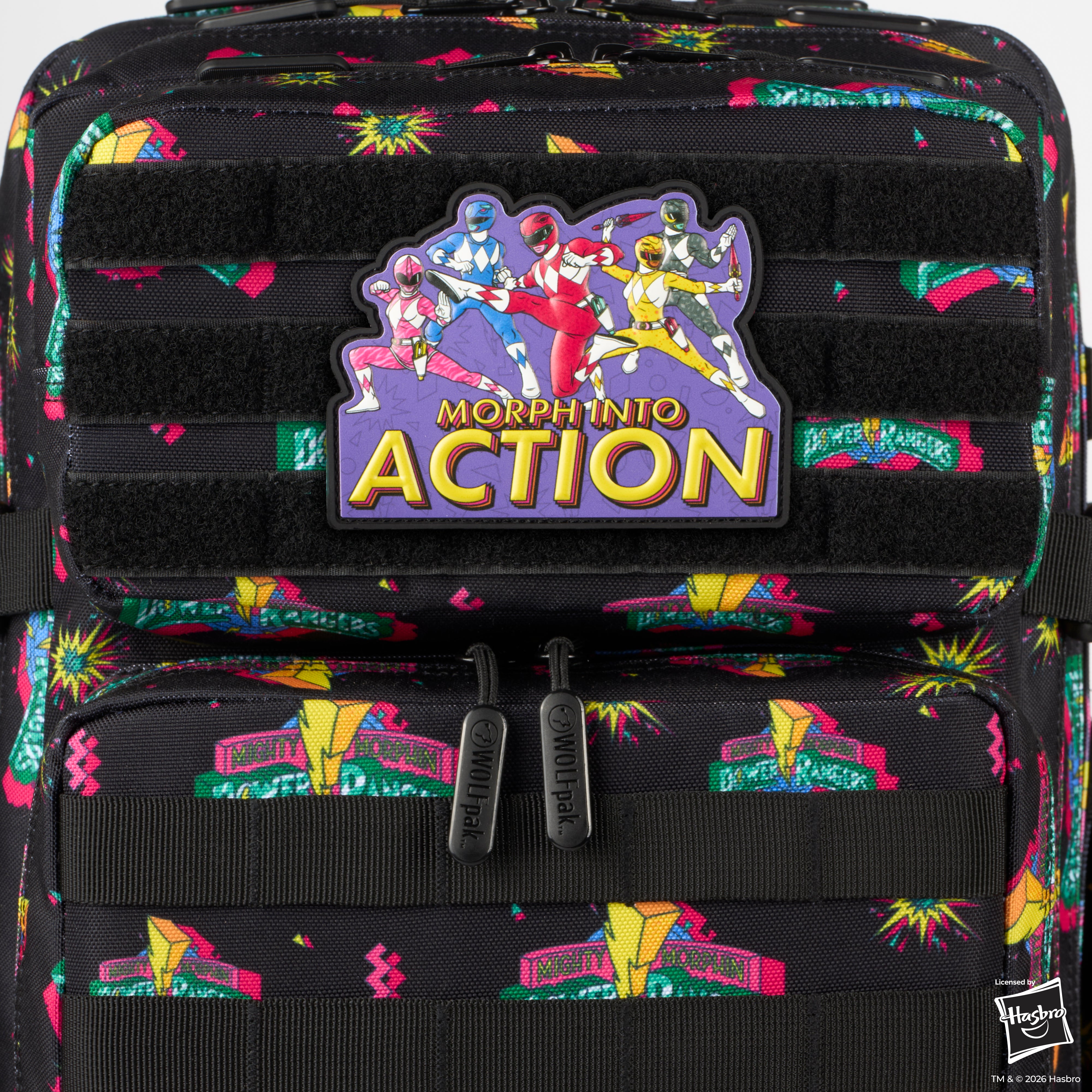 Morph Into Action Power Rangers Patch