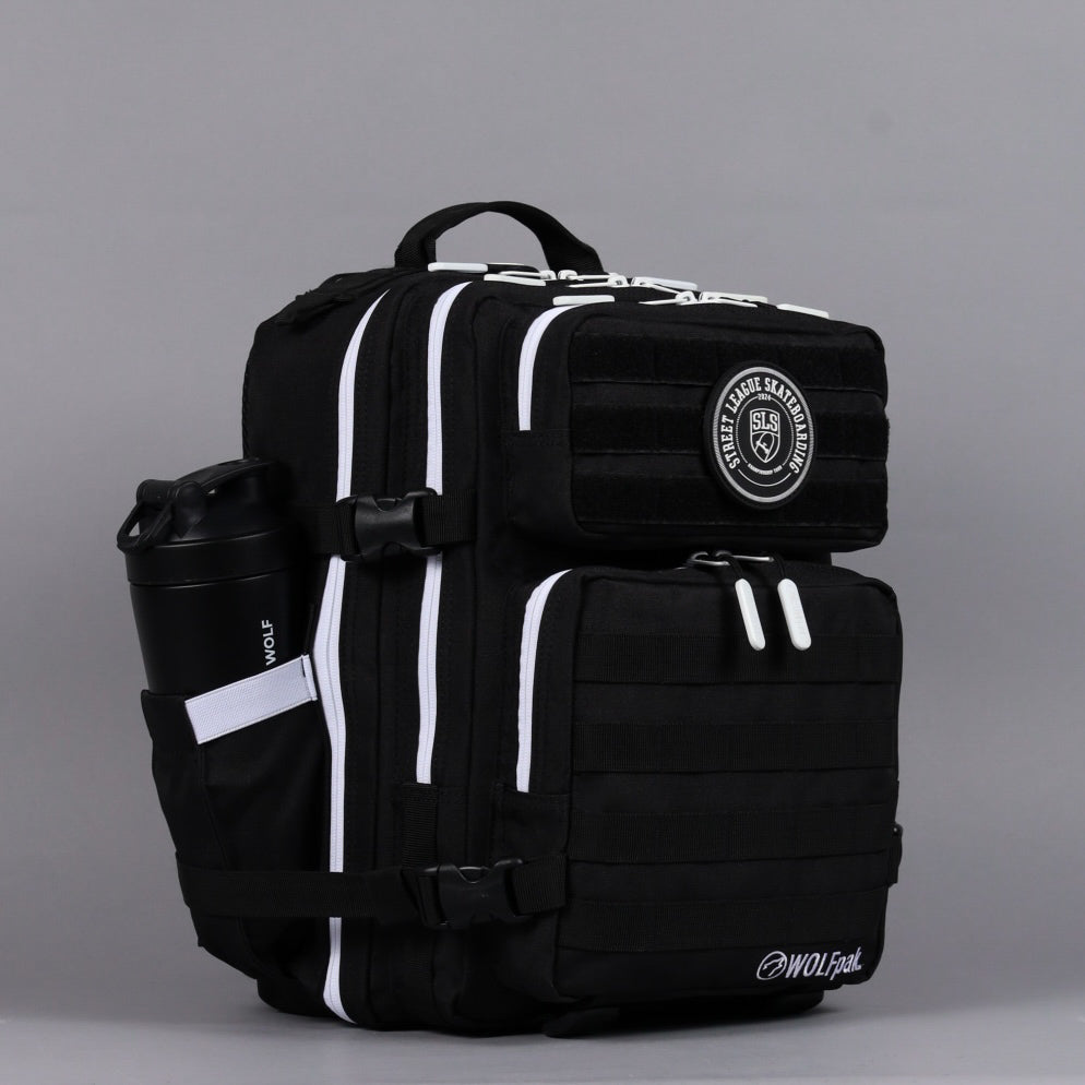 25L Backpack Black Street League Skateboarding SLS