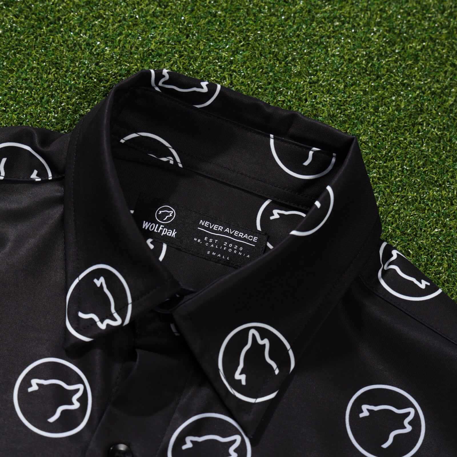 Alpha Black Country Club Button Up