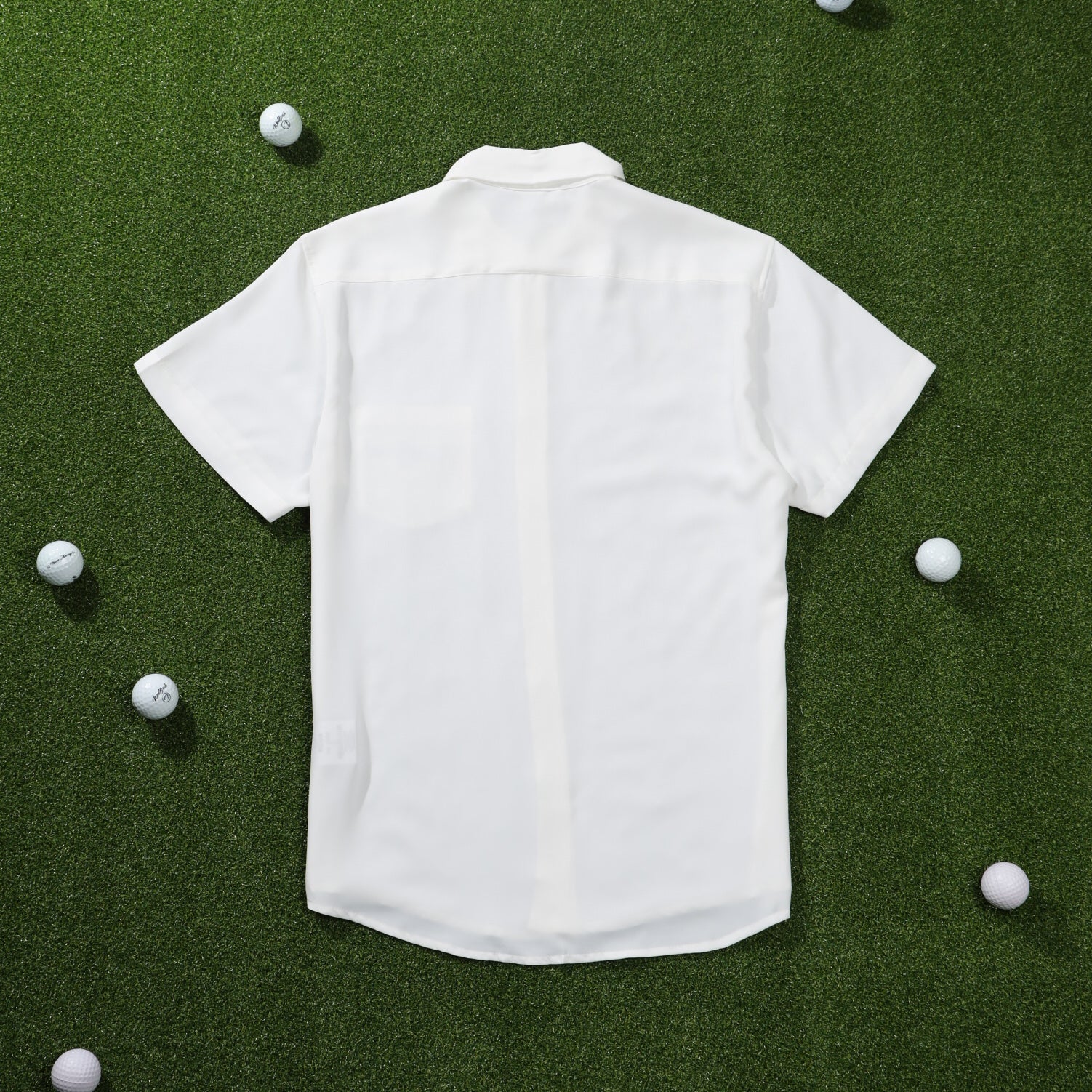 Arctic White Country Club Button Up