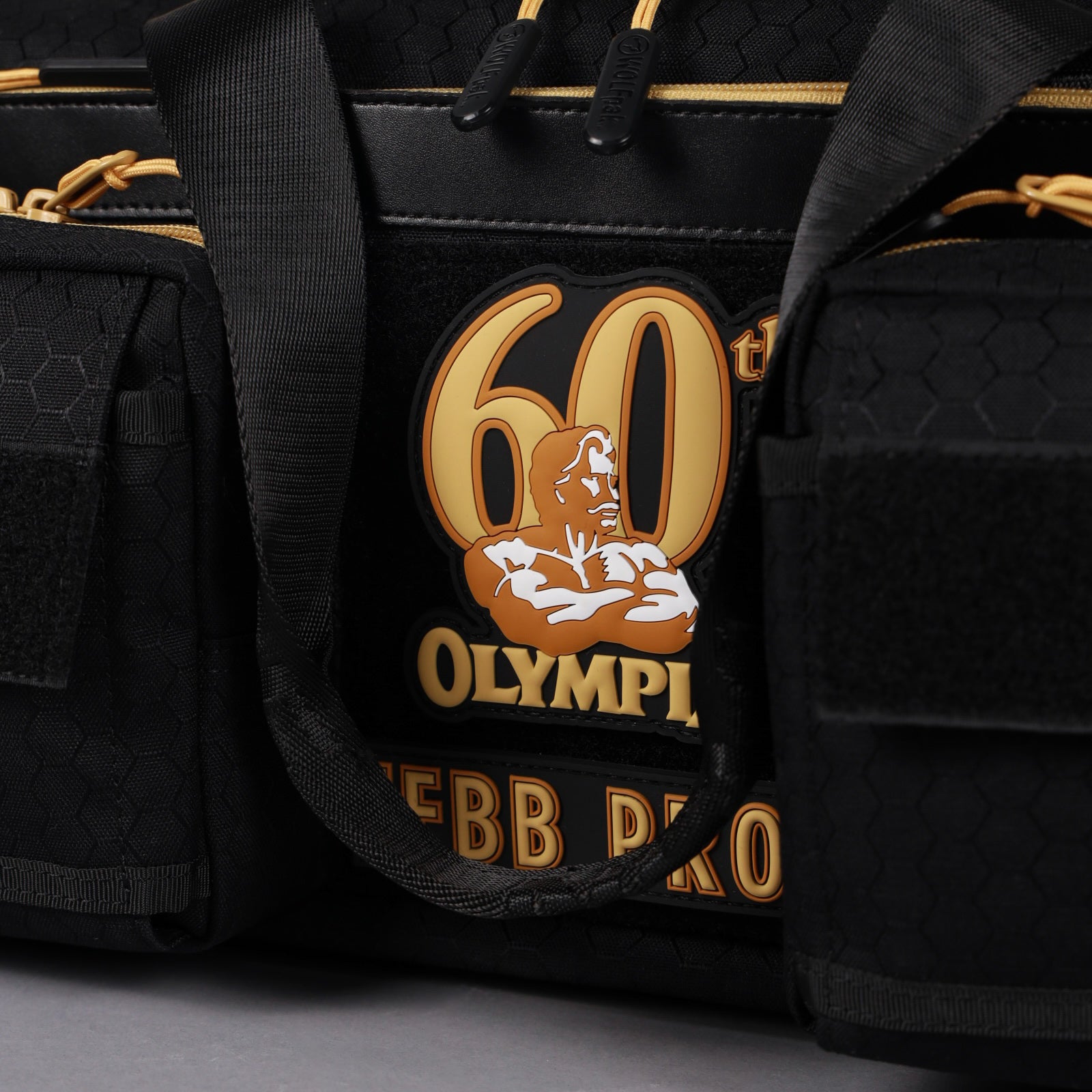 2024 Olympia 30L Perfect Duffle Bag Black Hexagon