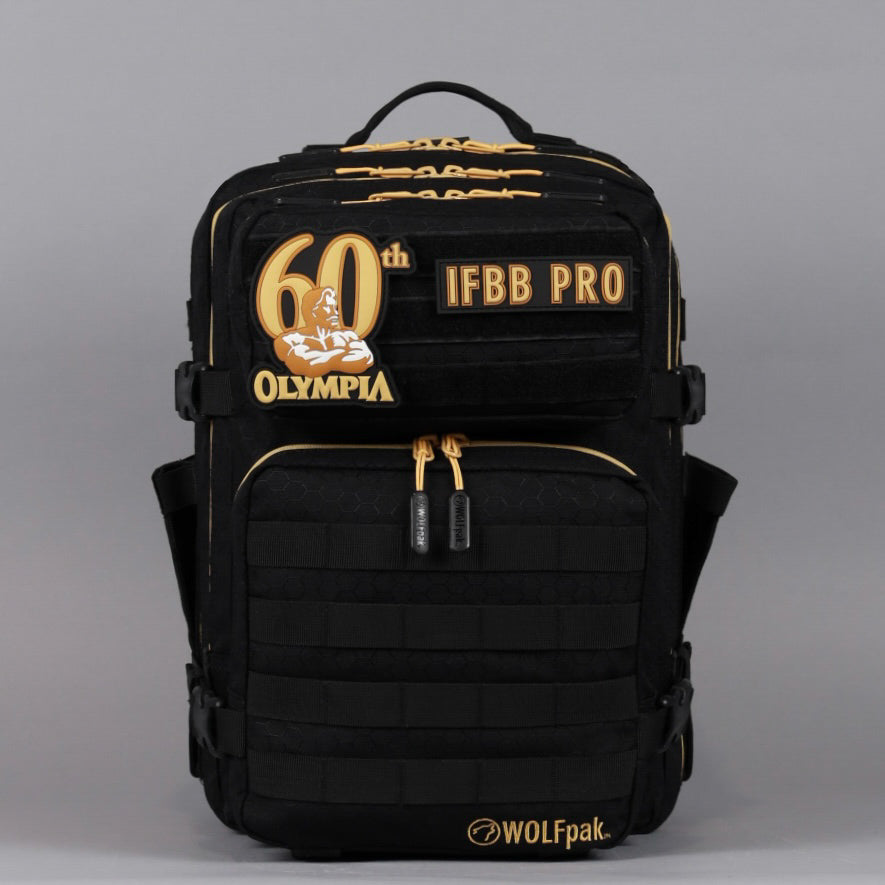 2024 Olympia 35L Backpack Black Hexagon