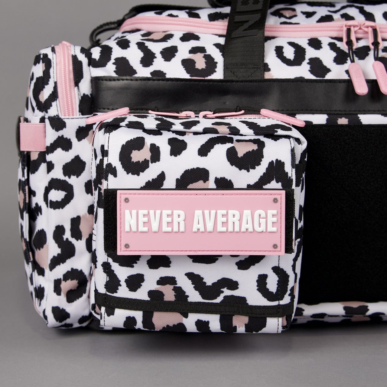 40L Ultimate Duffle Bag Leopard Pink Zip