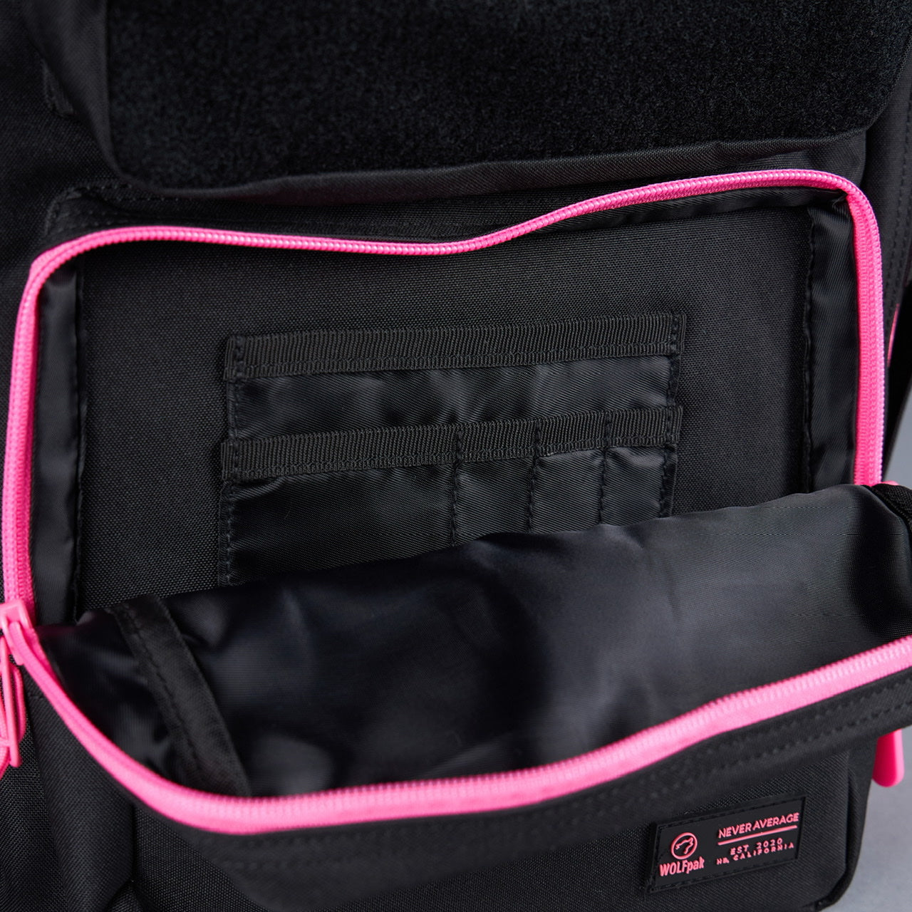 15L Backpack Black Neon Pink