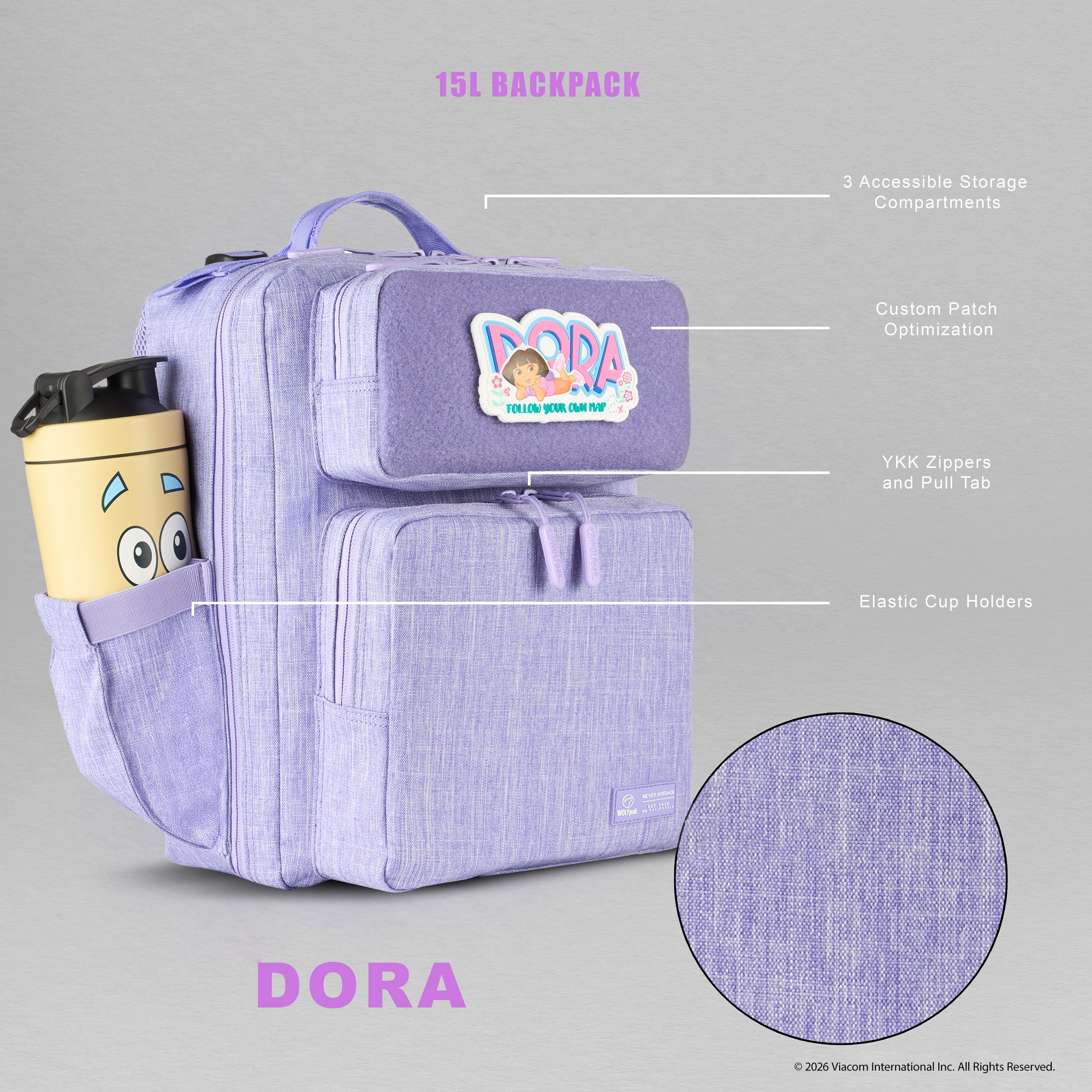 15L Backpack Dora The Explorer PREVIEW